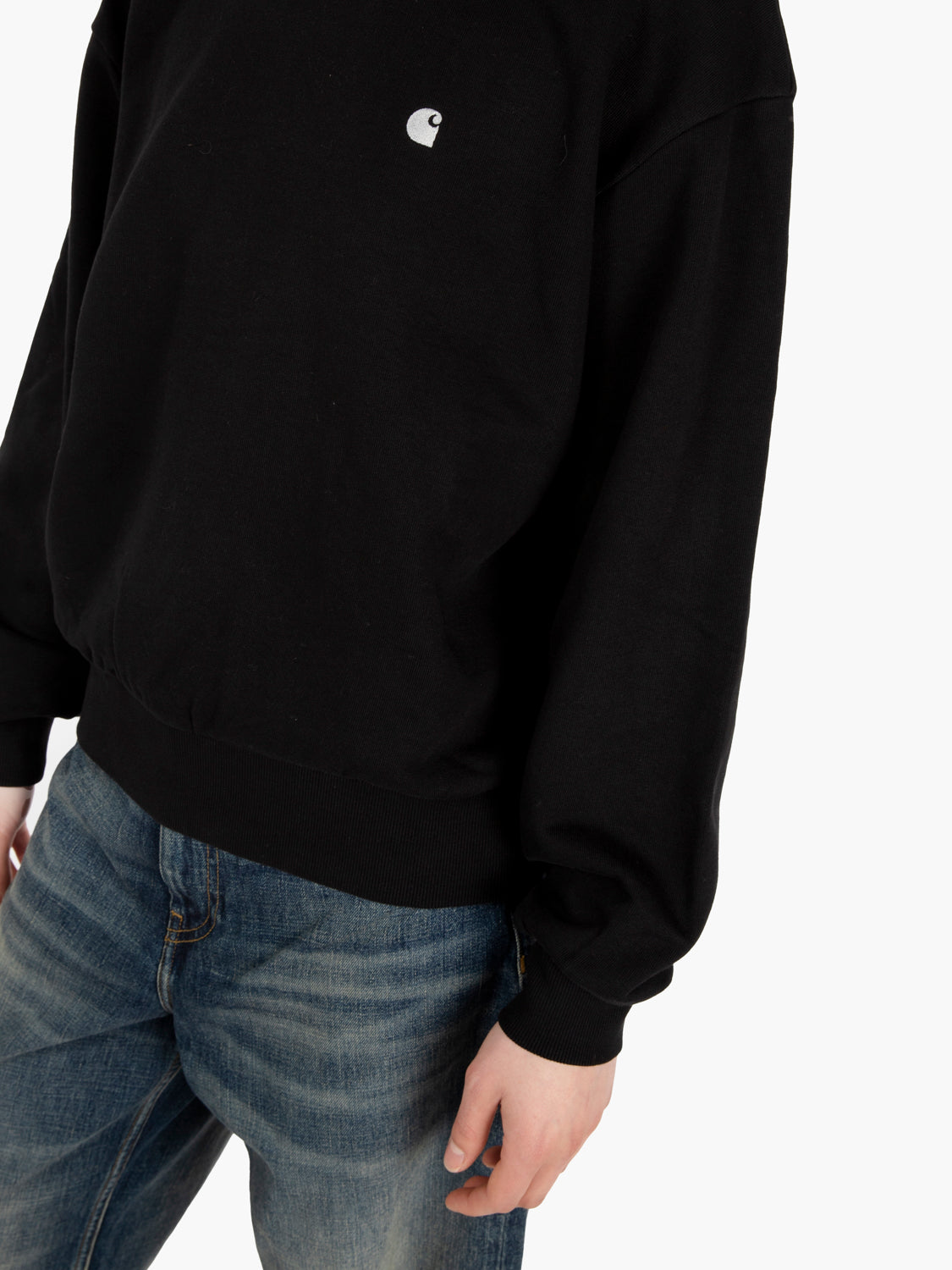 W' Casey Sweatshirt black / silver