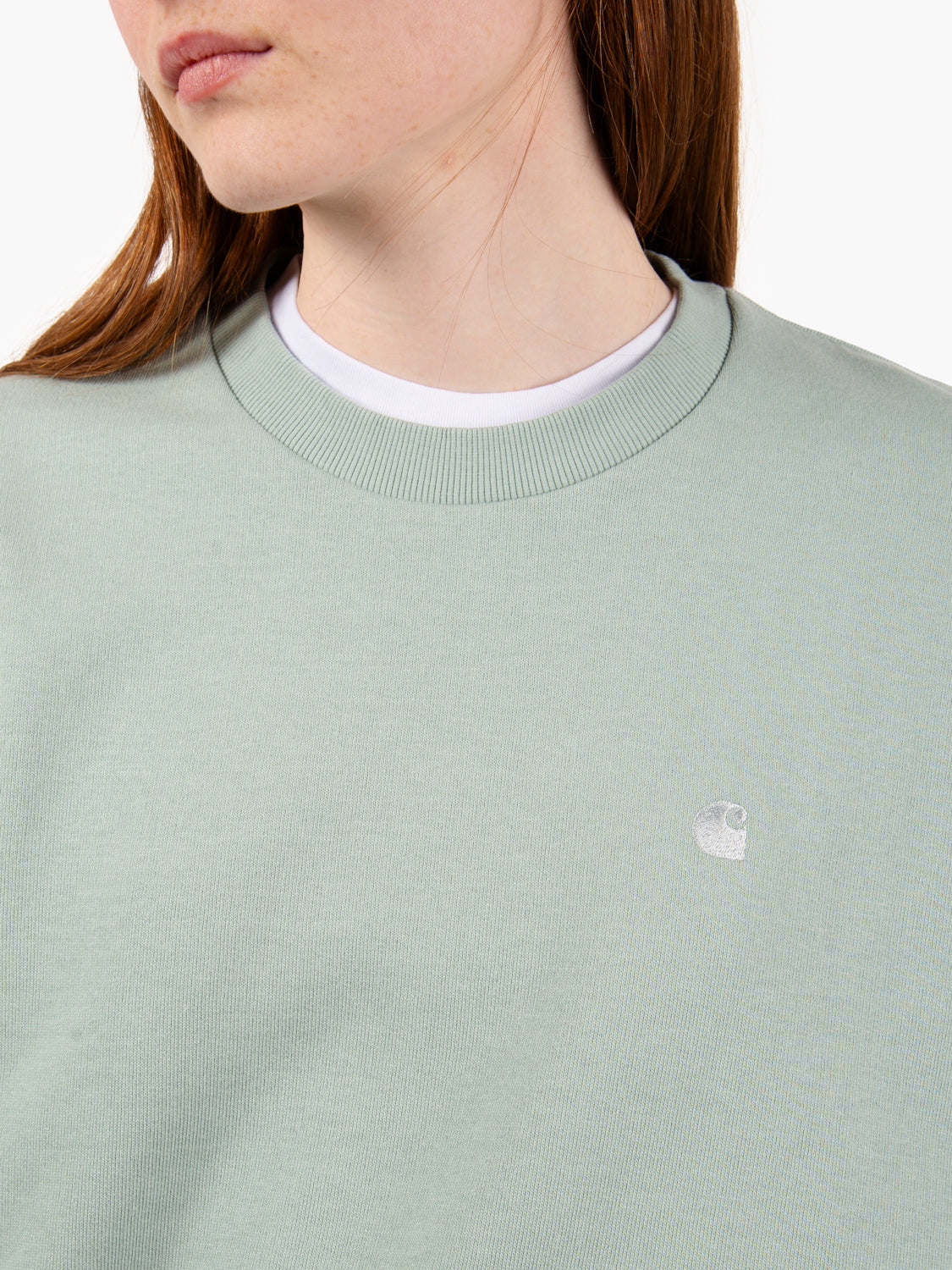 W Casey Sweatshirt Frosted Green / Silver