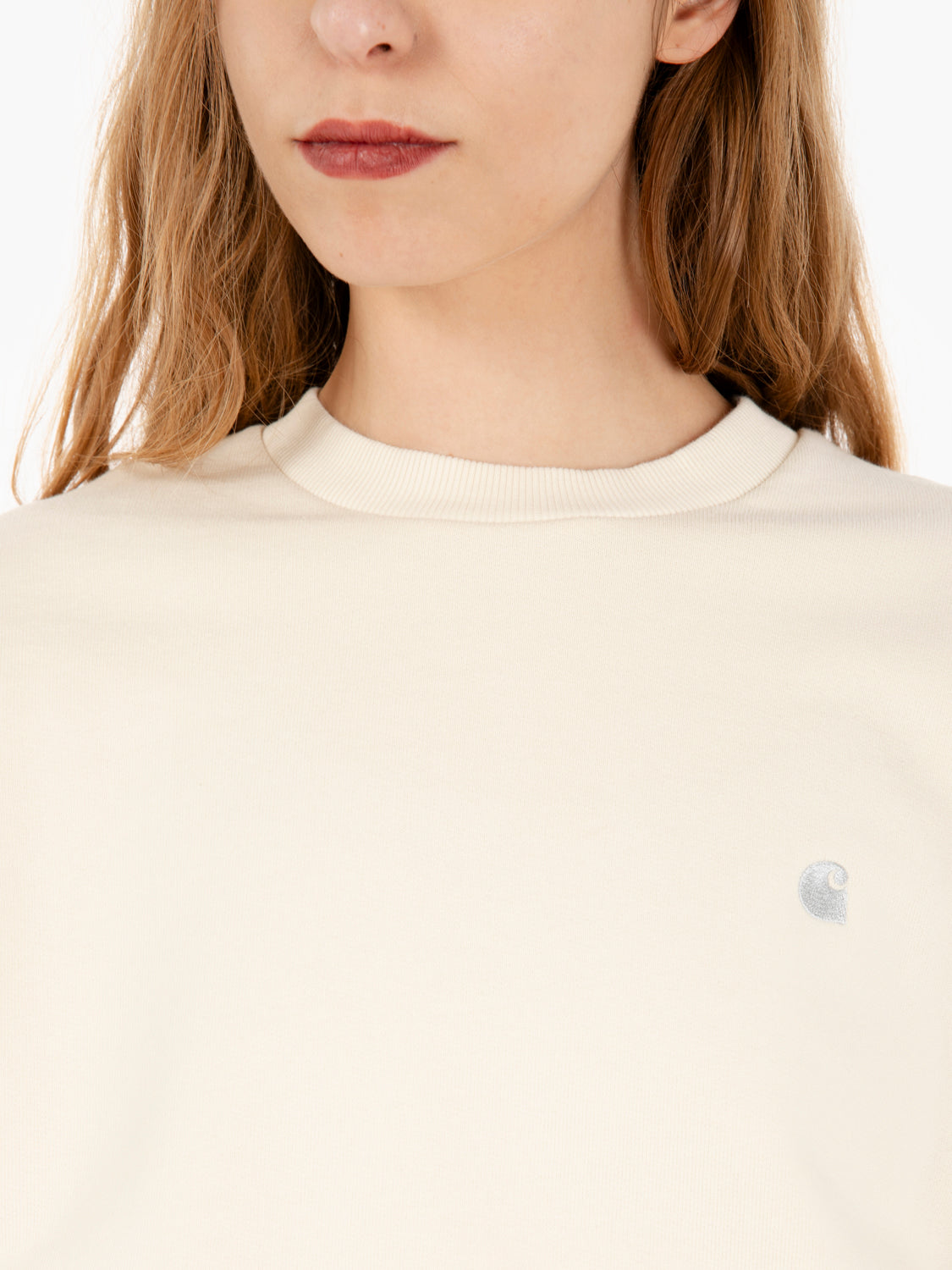 W' Casey sweatshirt natural / silver