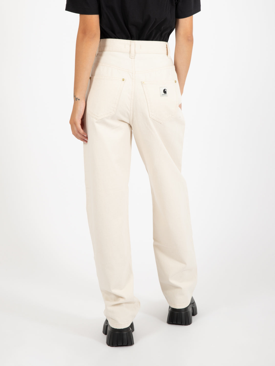 W' Derby Pant Natural Rinsed