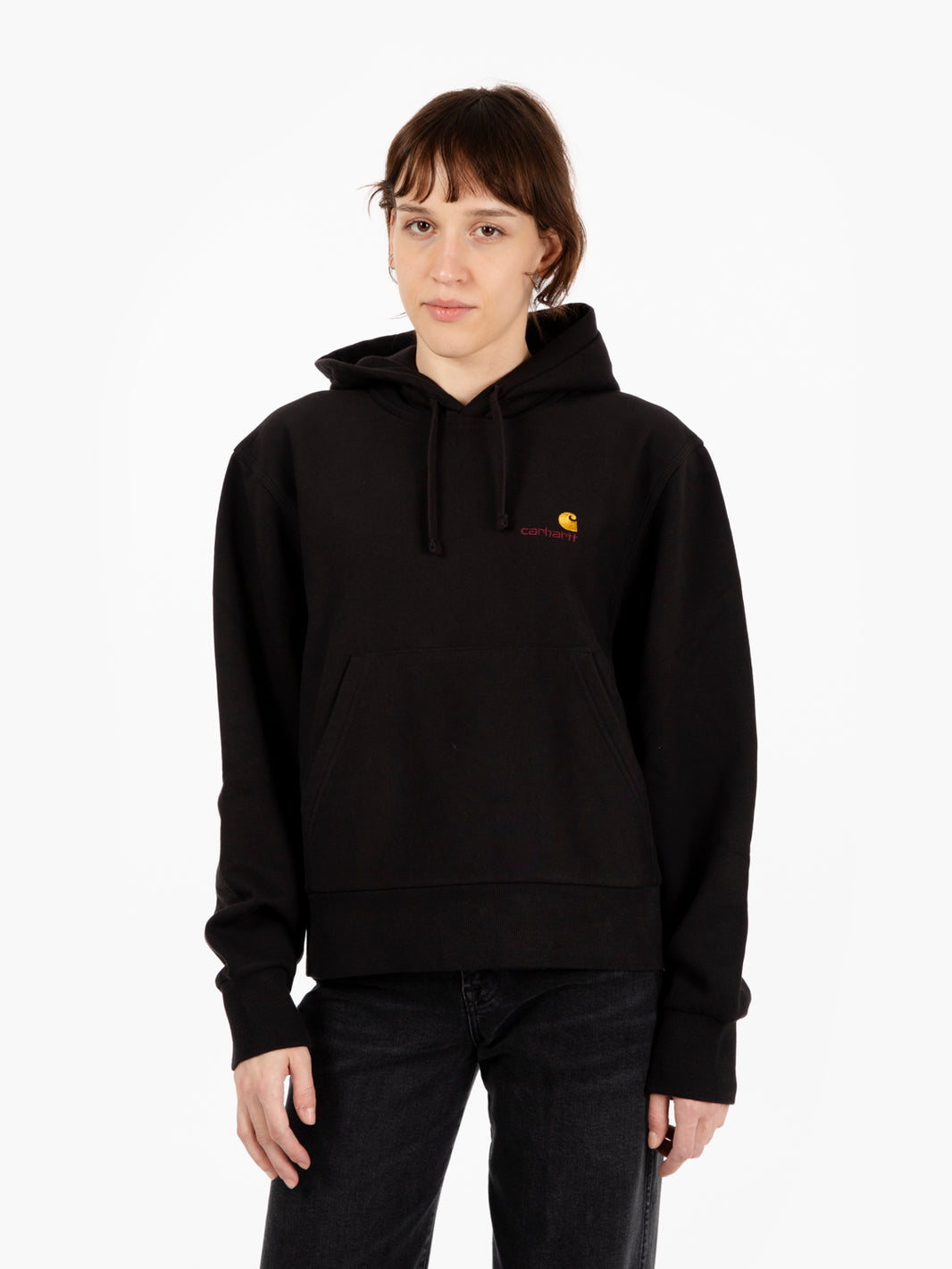W' Hd American Script Sweat Black