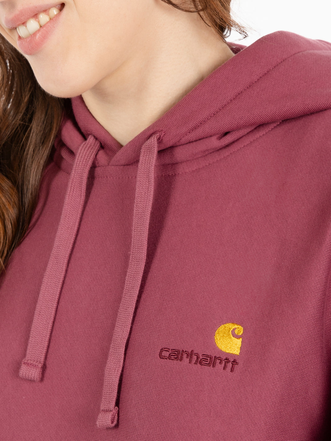 W' HD American script sweat dusty fuchsia