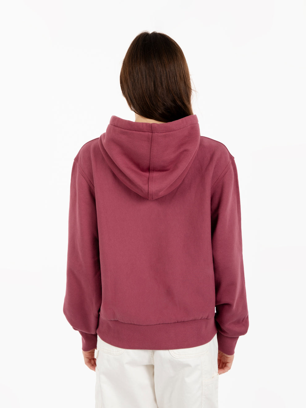 W' HD American script sweat dusty fuchsia