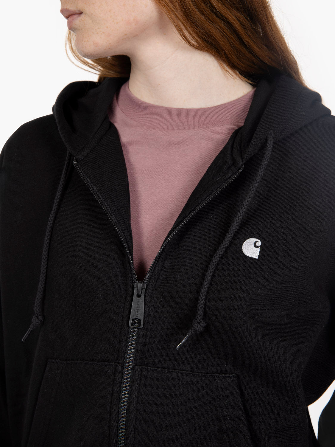 W' hooded casey jacket black / silver