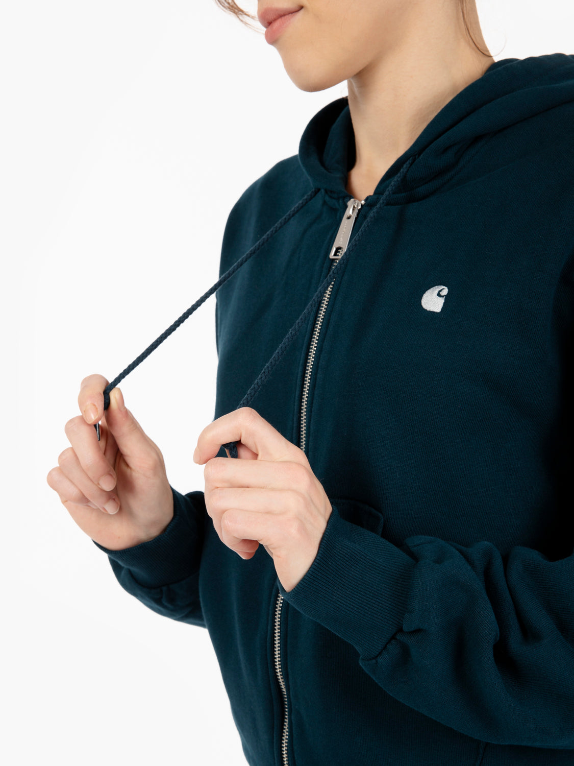 W' Hooded Casey Jacket Duck Blue / Silver