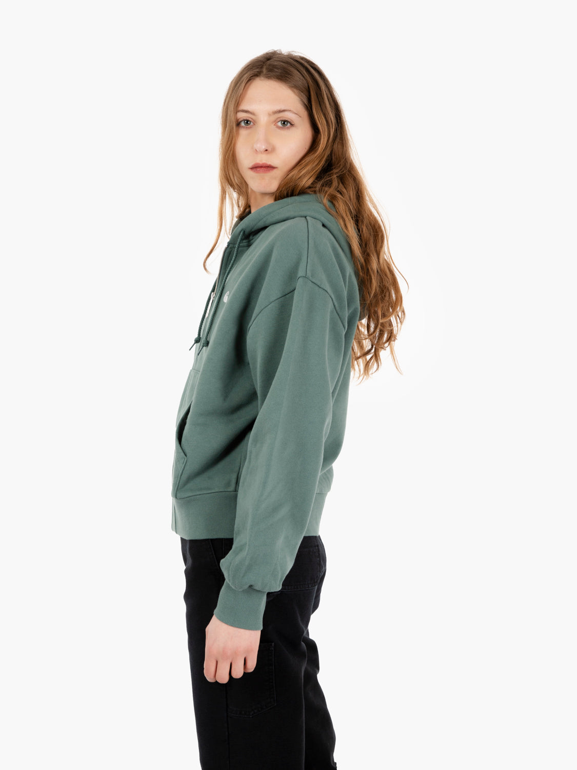 W' Hooded Casey jacket silver pine / silver