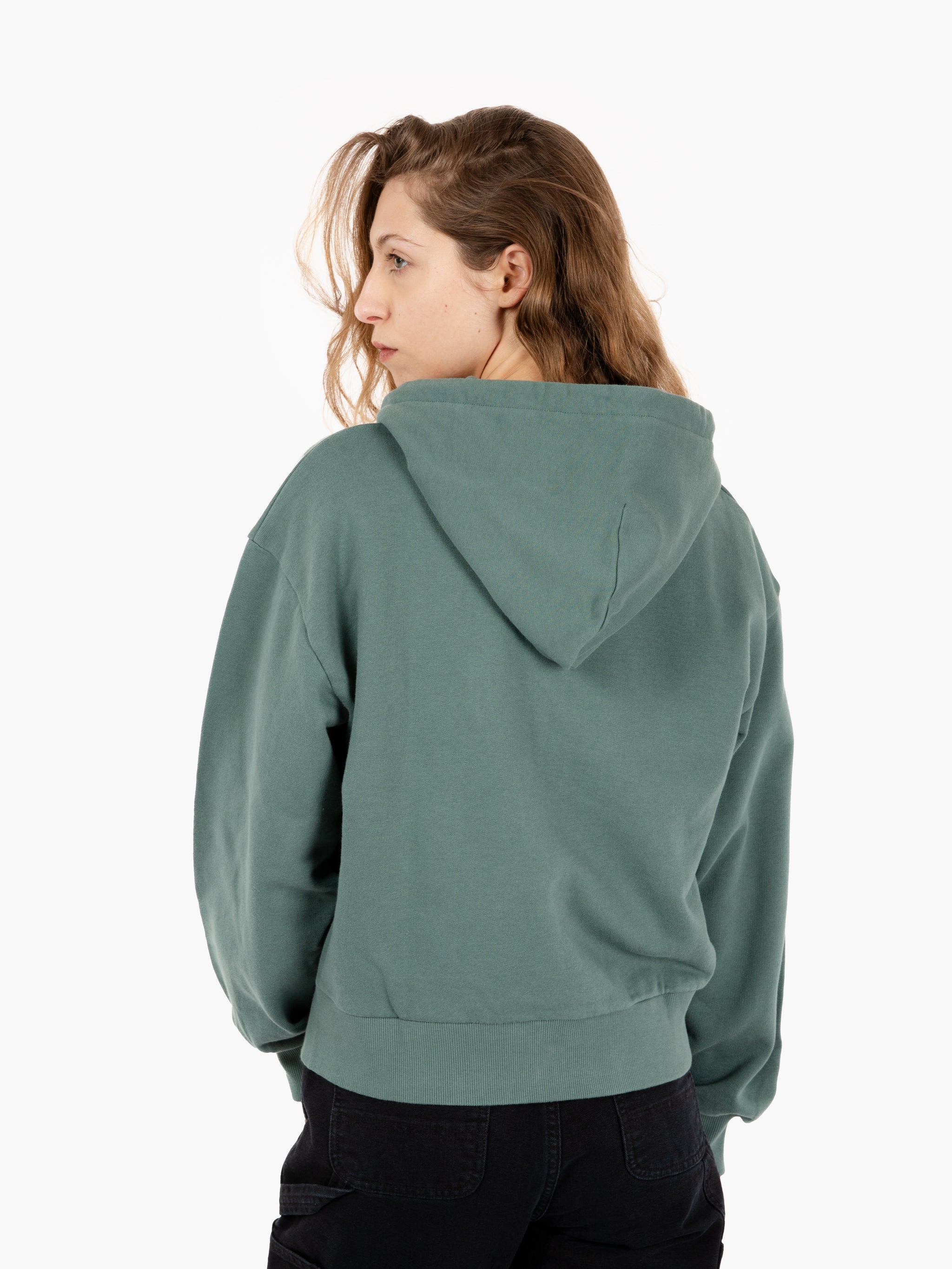 W' Hooded Casey jacket silver pine / silver