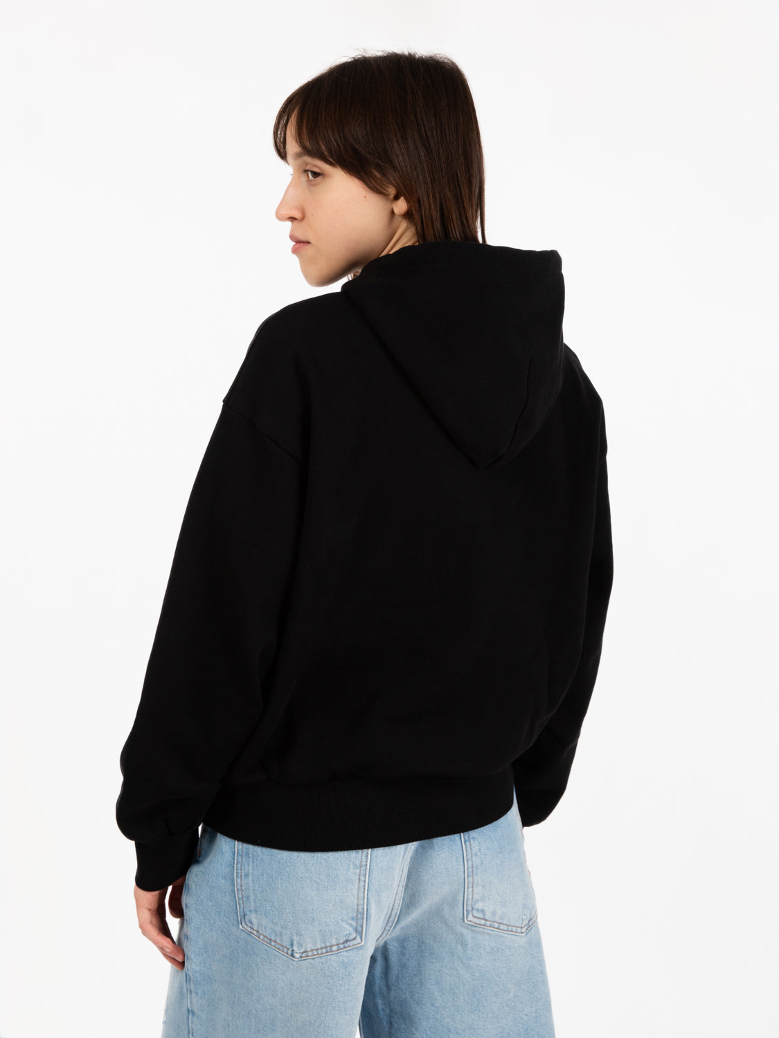 W' Hooded Casey sweatshirt black / silver