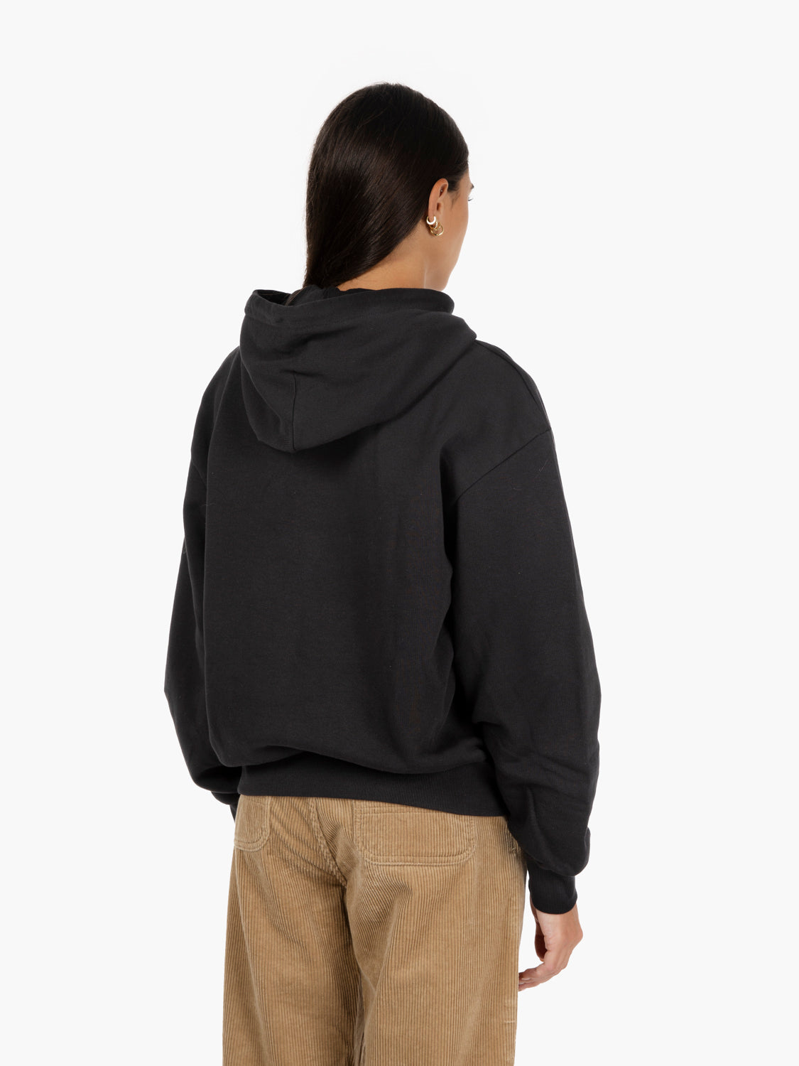 W' Hooded Casey sweatshirt black / silver
