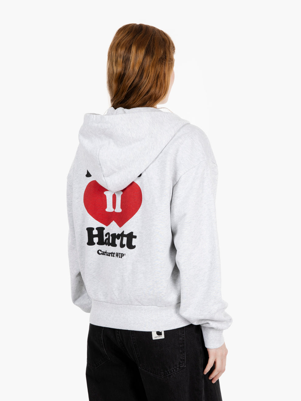 W' Hooded Heart II Hartt Jacket Ash Heather