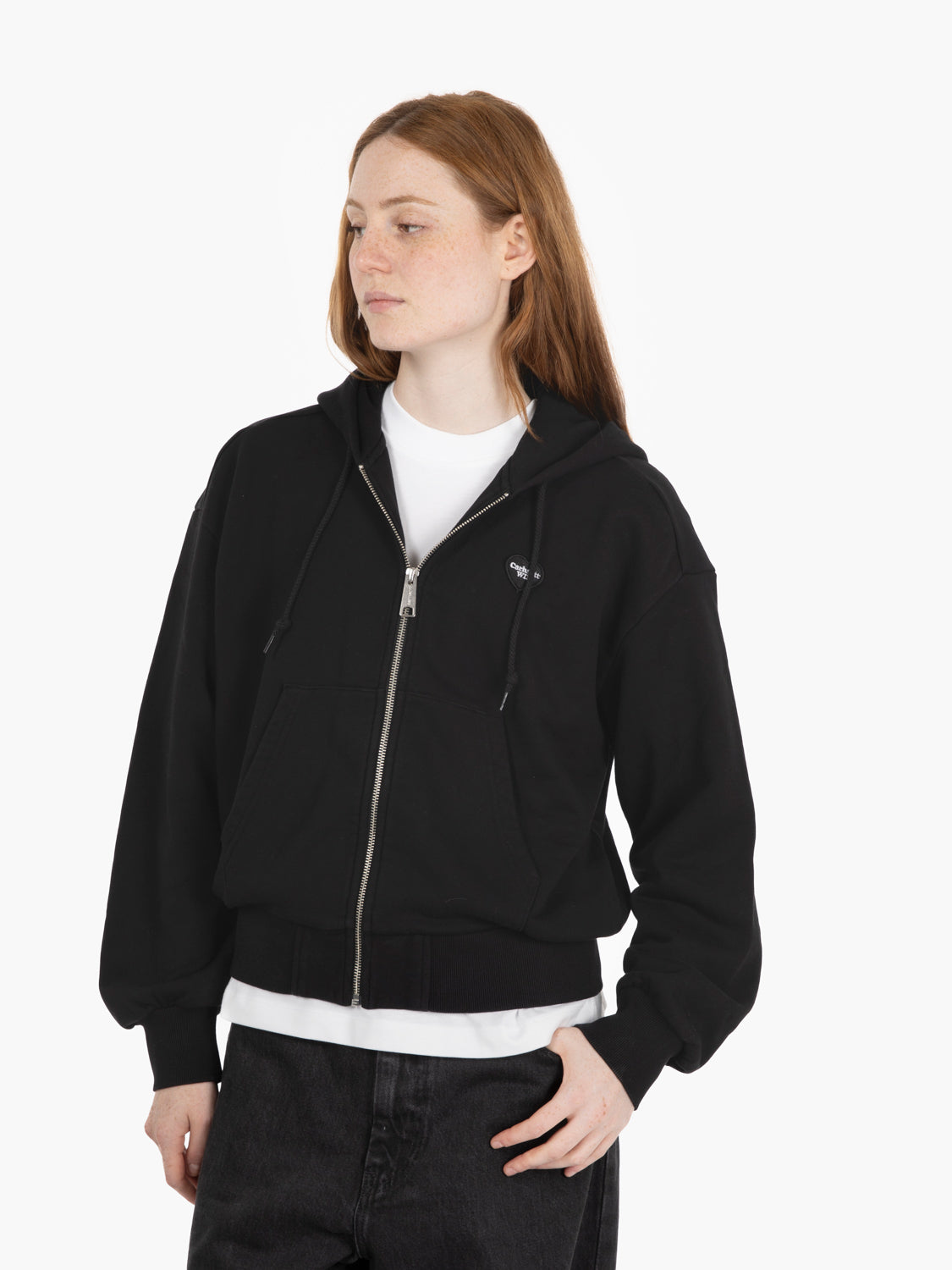 W' Hooded Heart II Hartt Jacket black