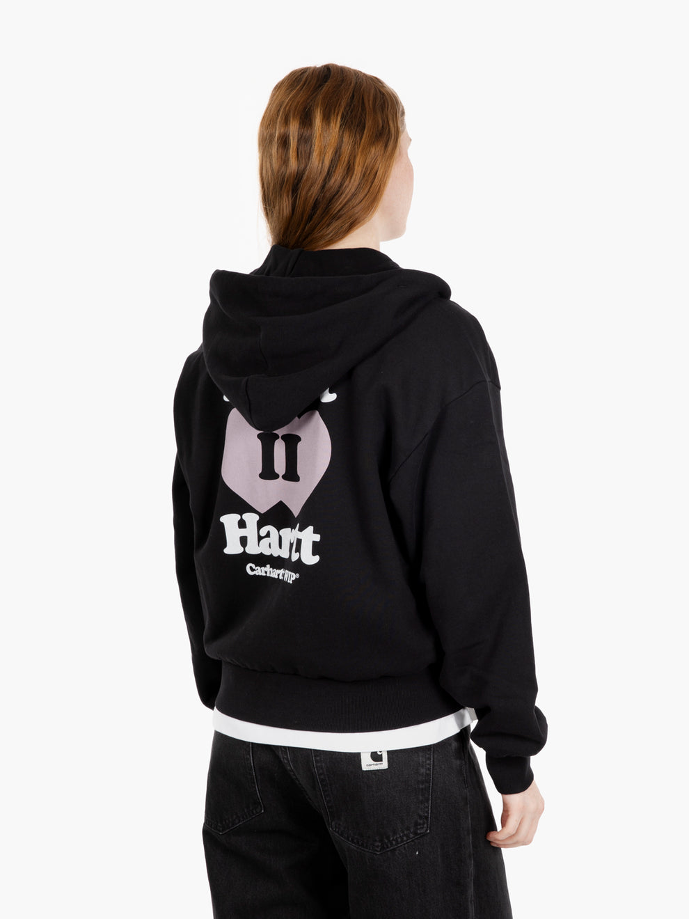 W' Hooded Heart II Hartt Jacket black
