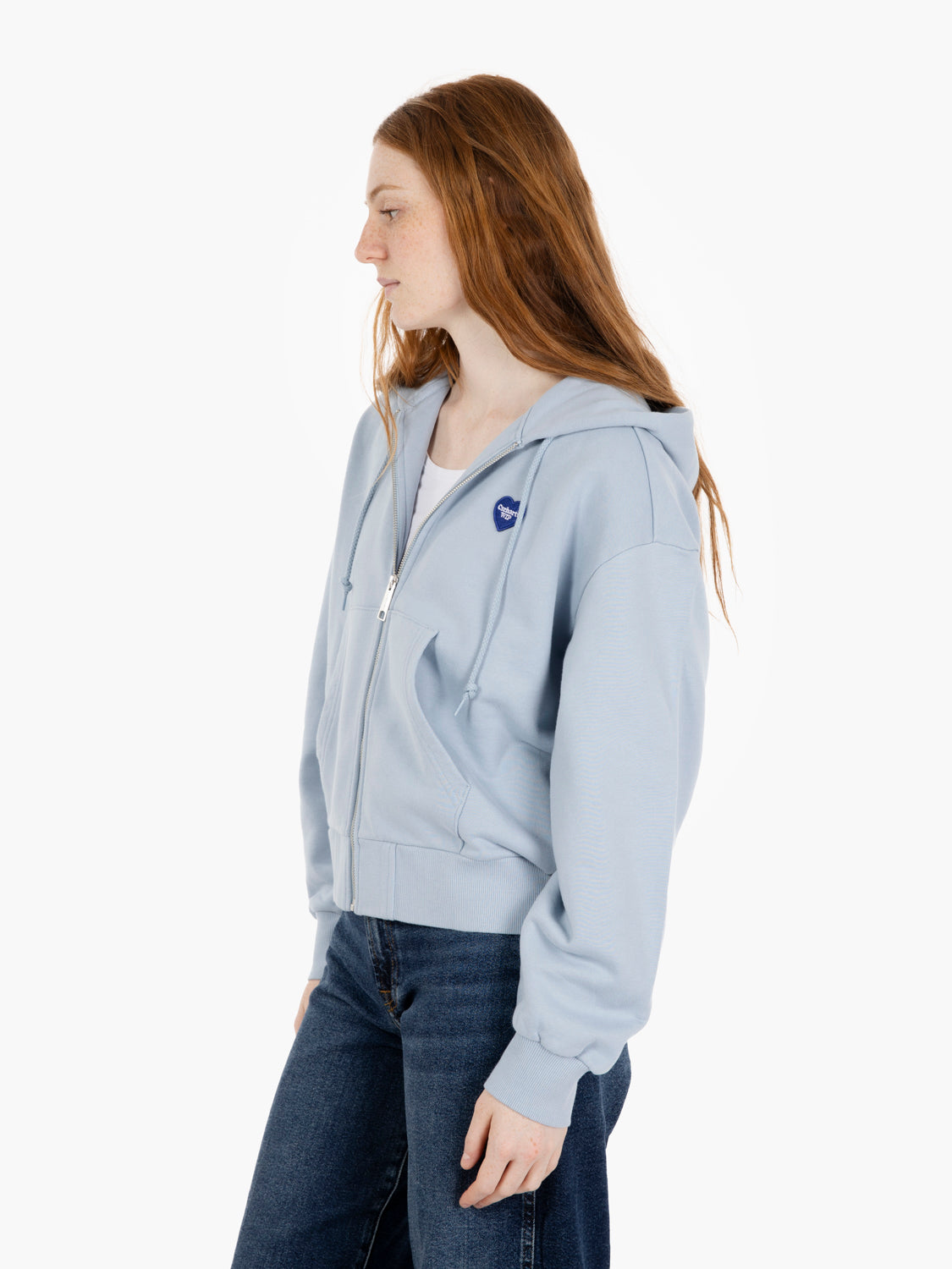 W' Hooded Heart II Hartt Jacket blue fog