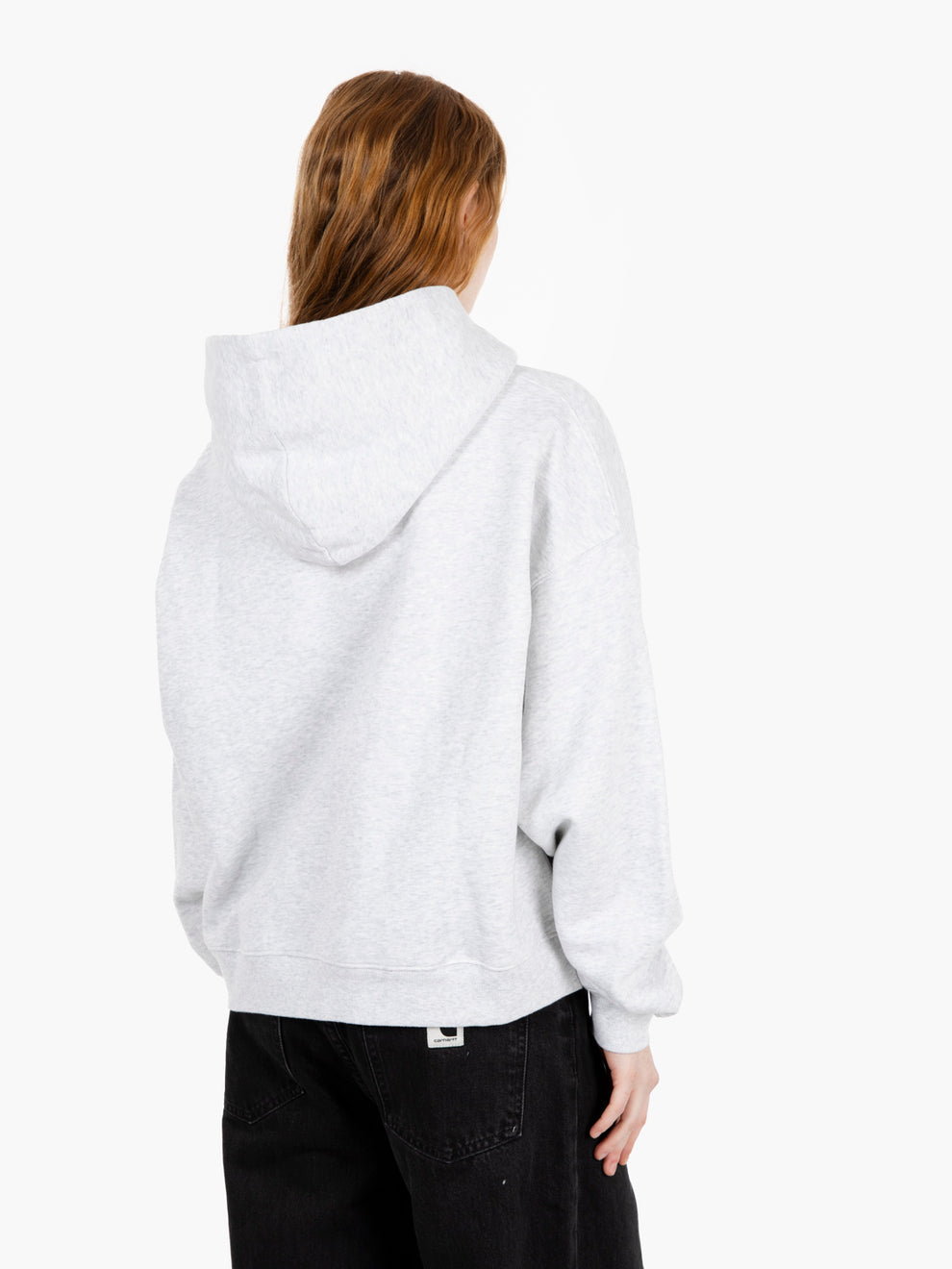 W' Hooded Solar Chrome Sweat Ash Heather