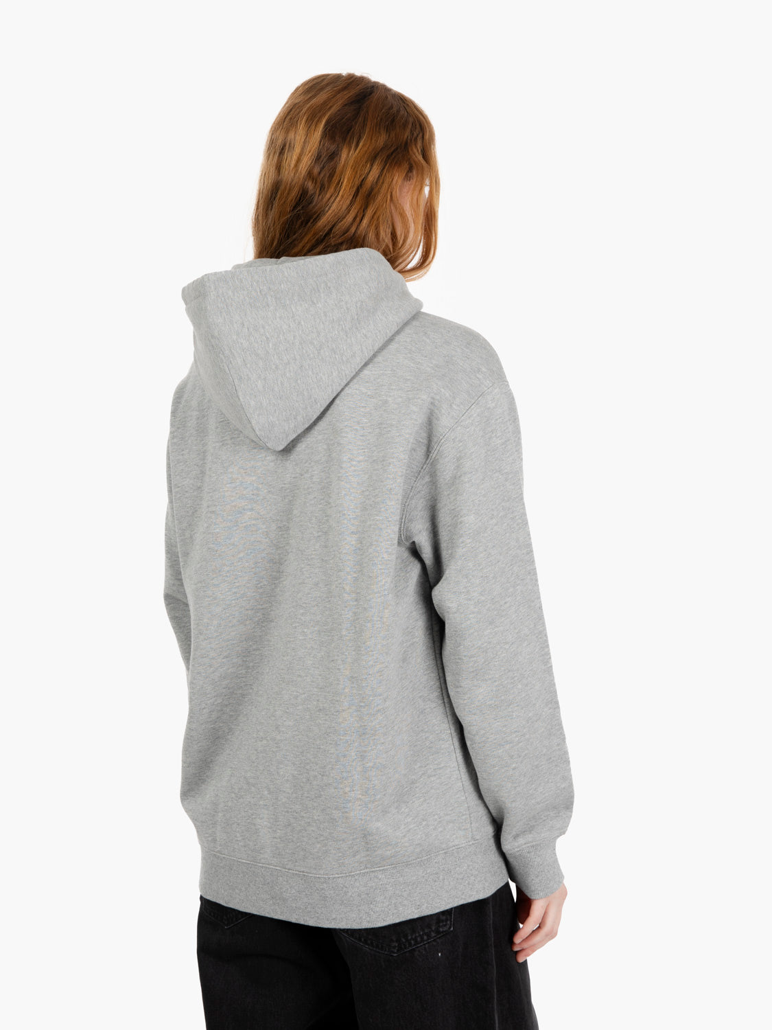 W' Hooded sweatshirt gray heather /dark fir