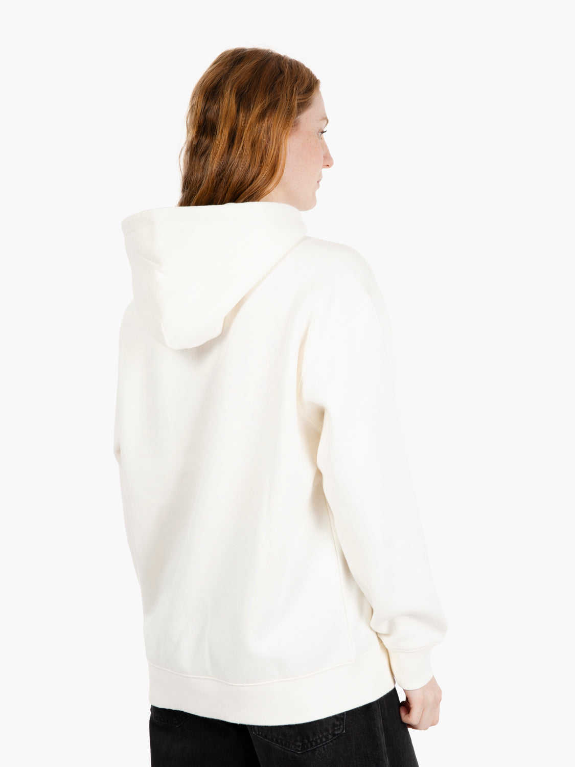 W' Hooded sweatshirt wax / wolfsbane