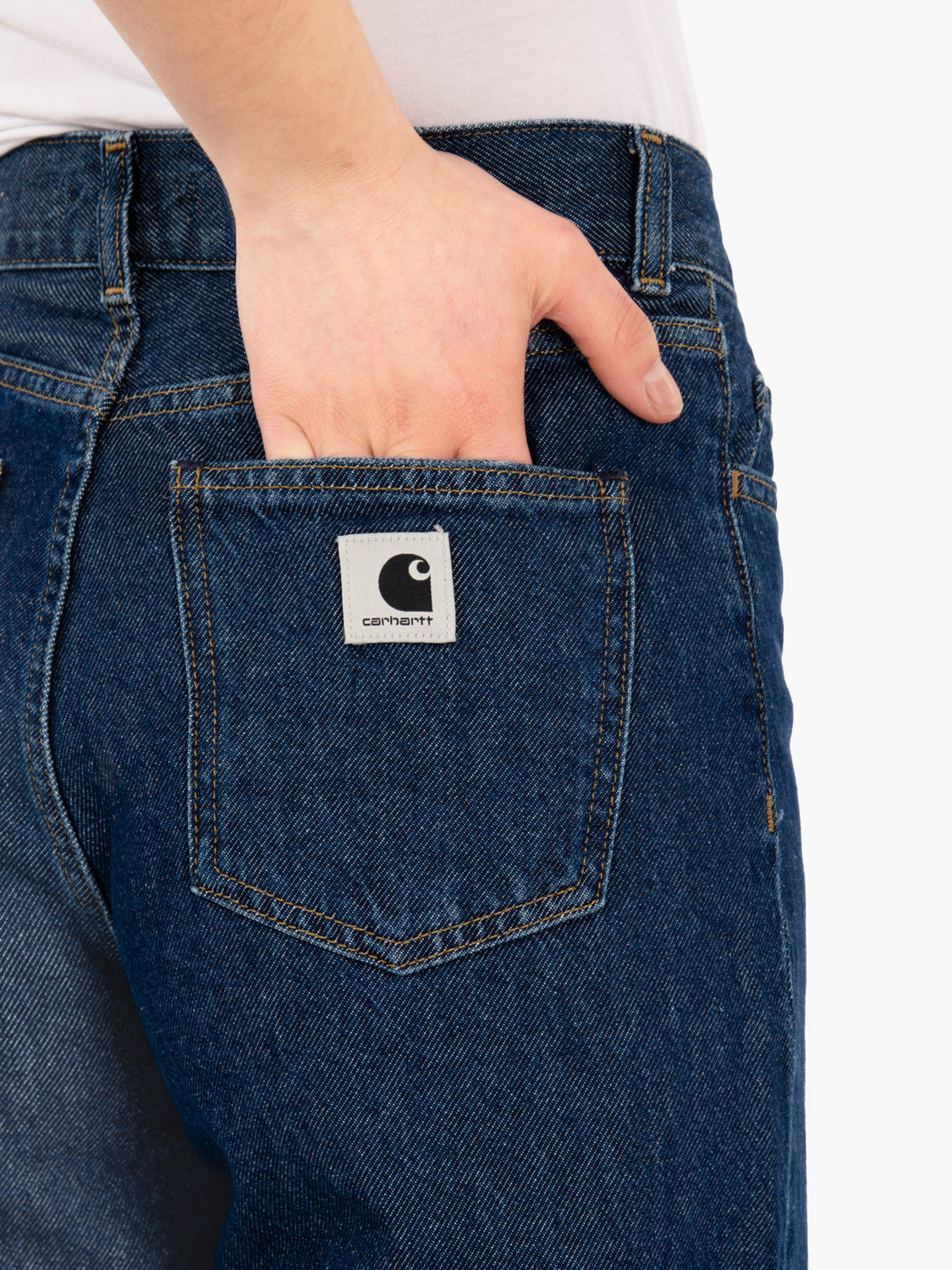 W jane pant blue stone washed