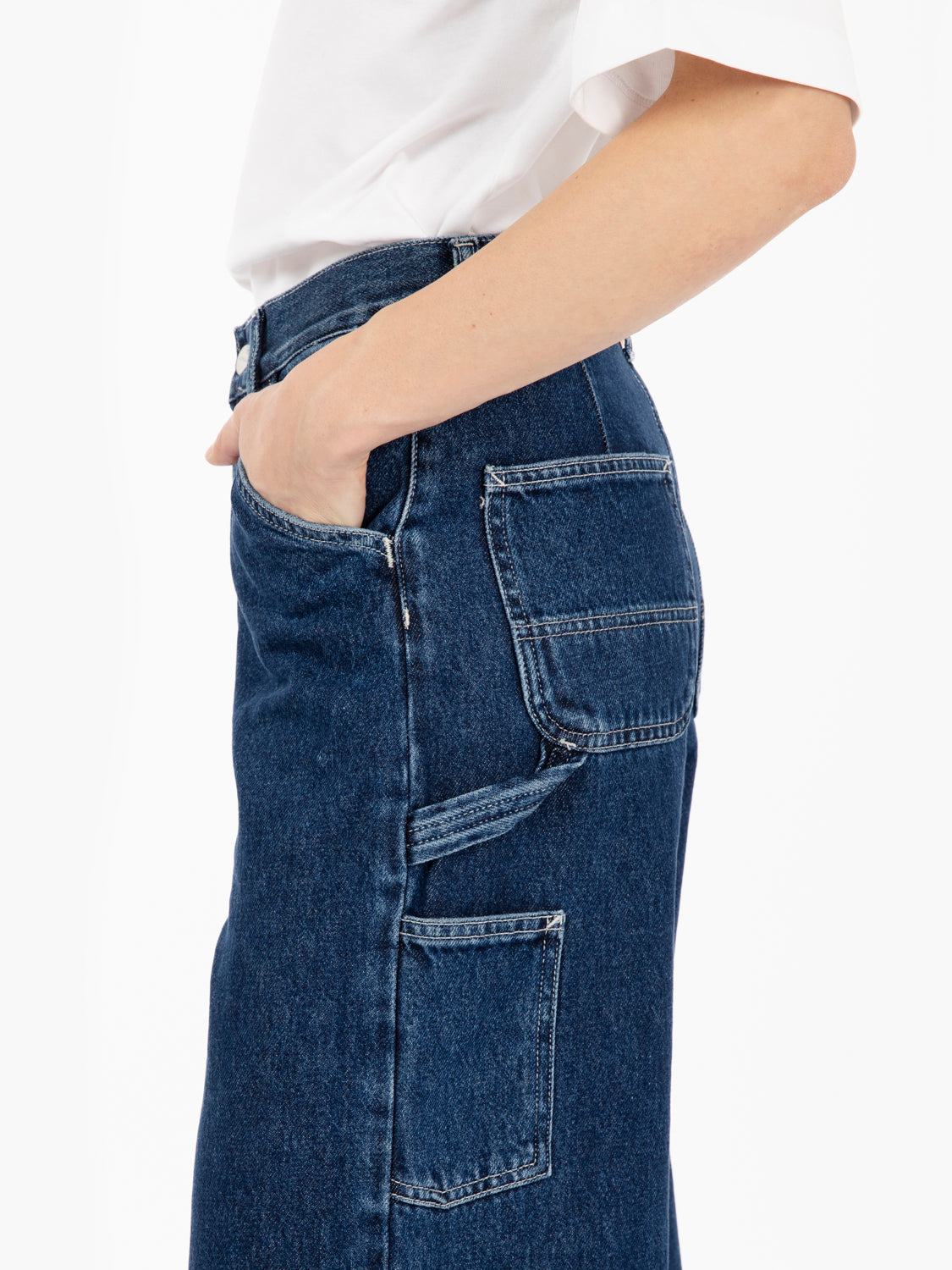 W' Jens Pant Blue Stone Washed