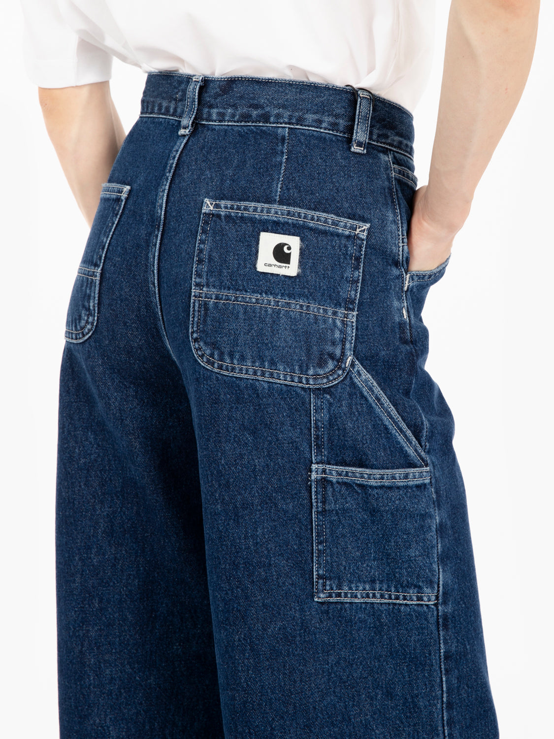 W' Jens Pant Blue Stone Washed