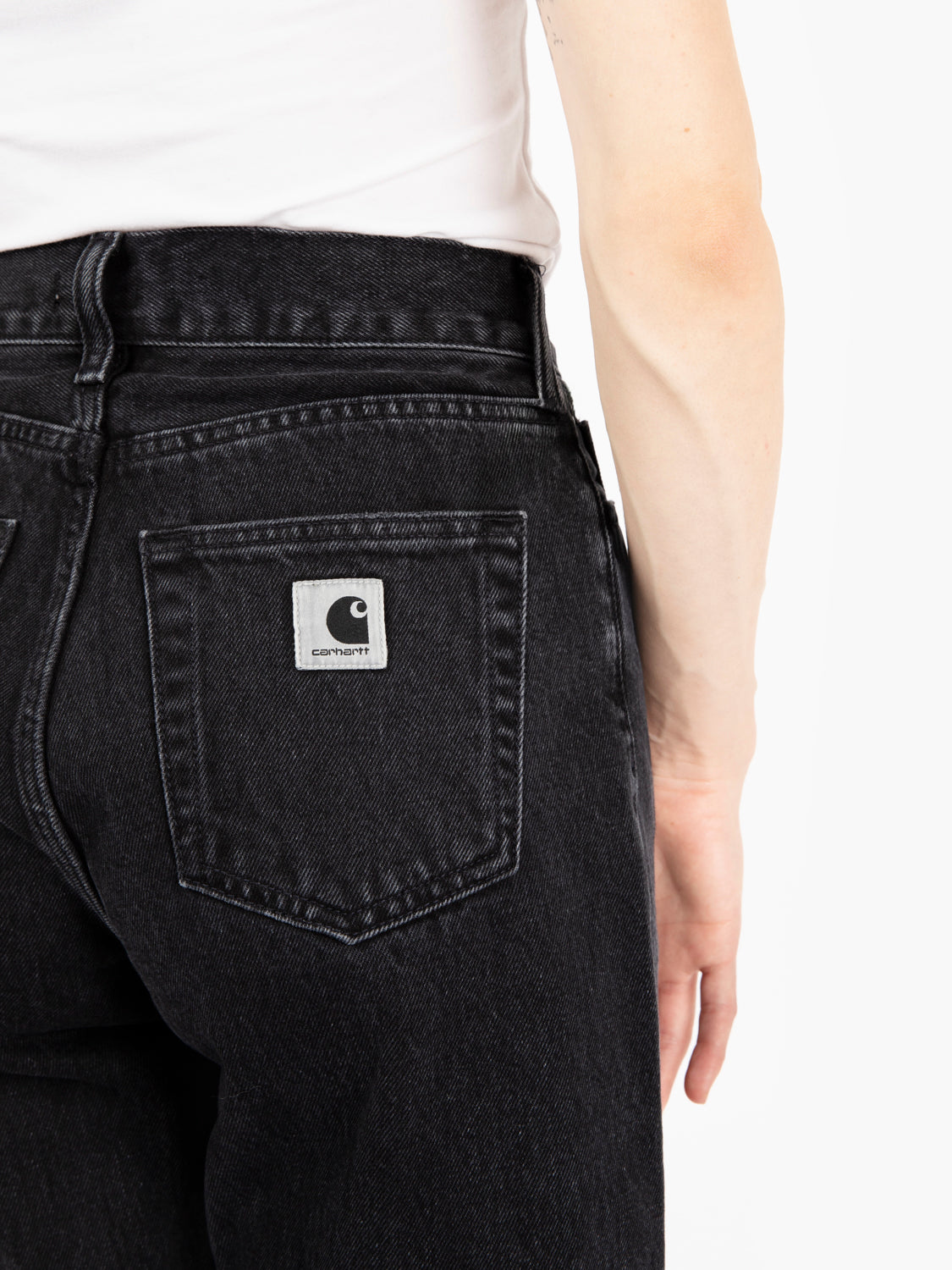 W' Noxon Pant black stone washed