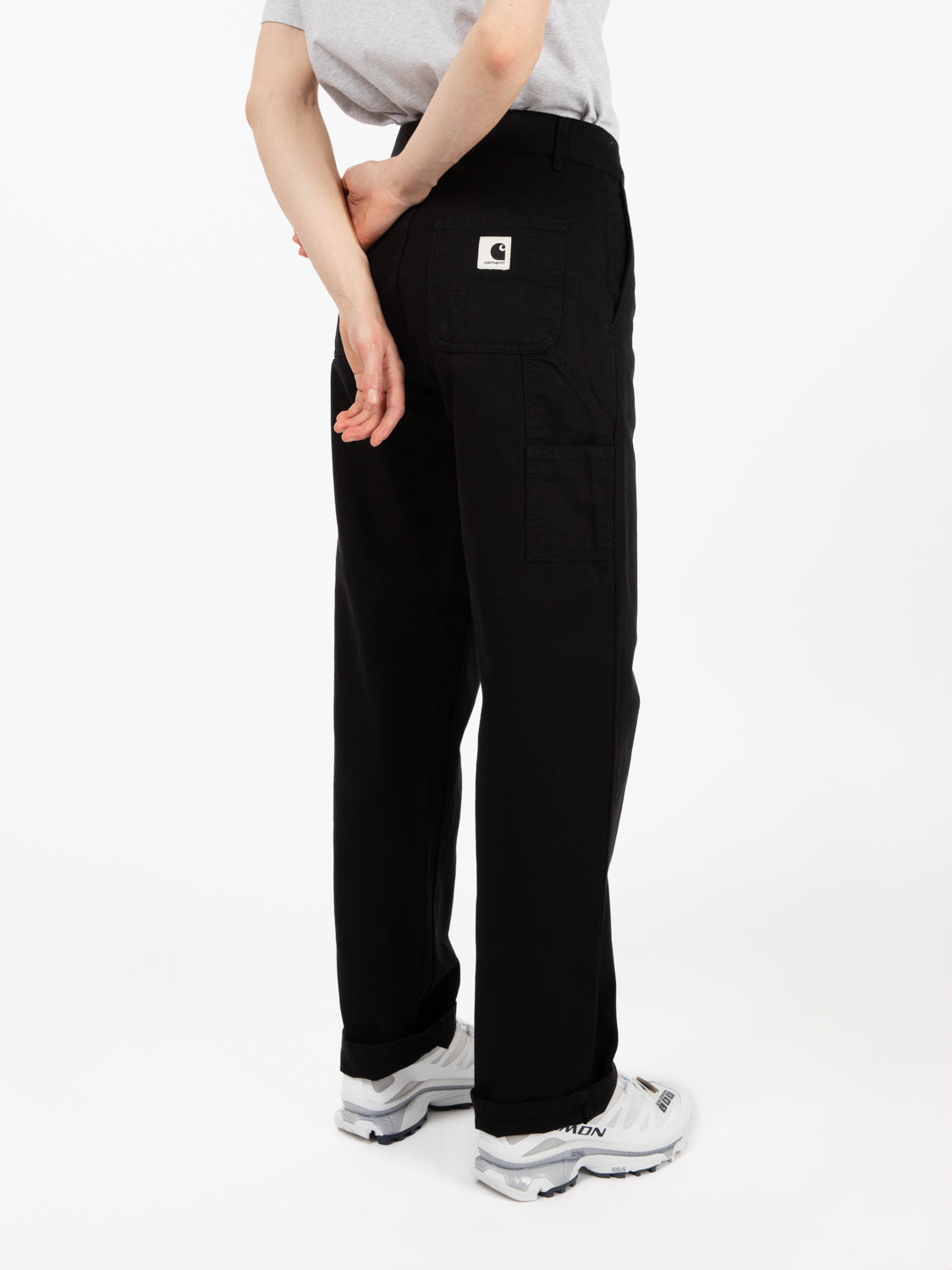 W' Pierce Pant Straight Black