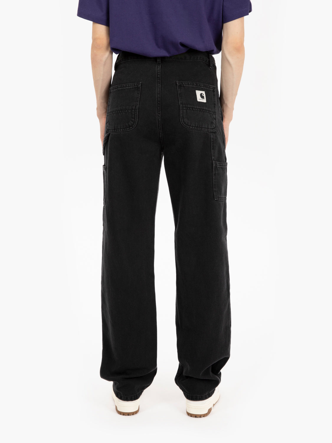 W' pierce pant straight black