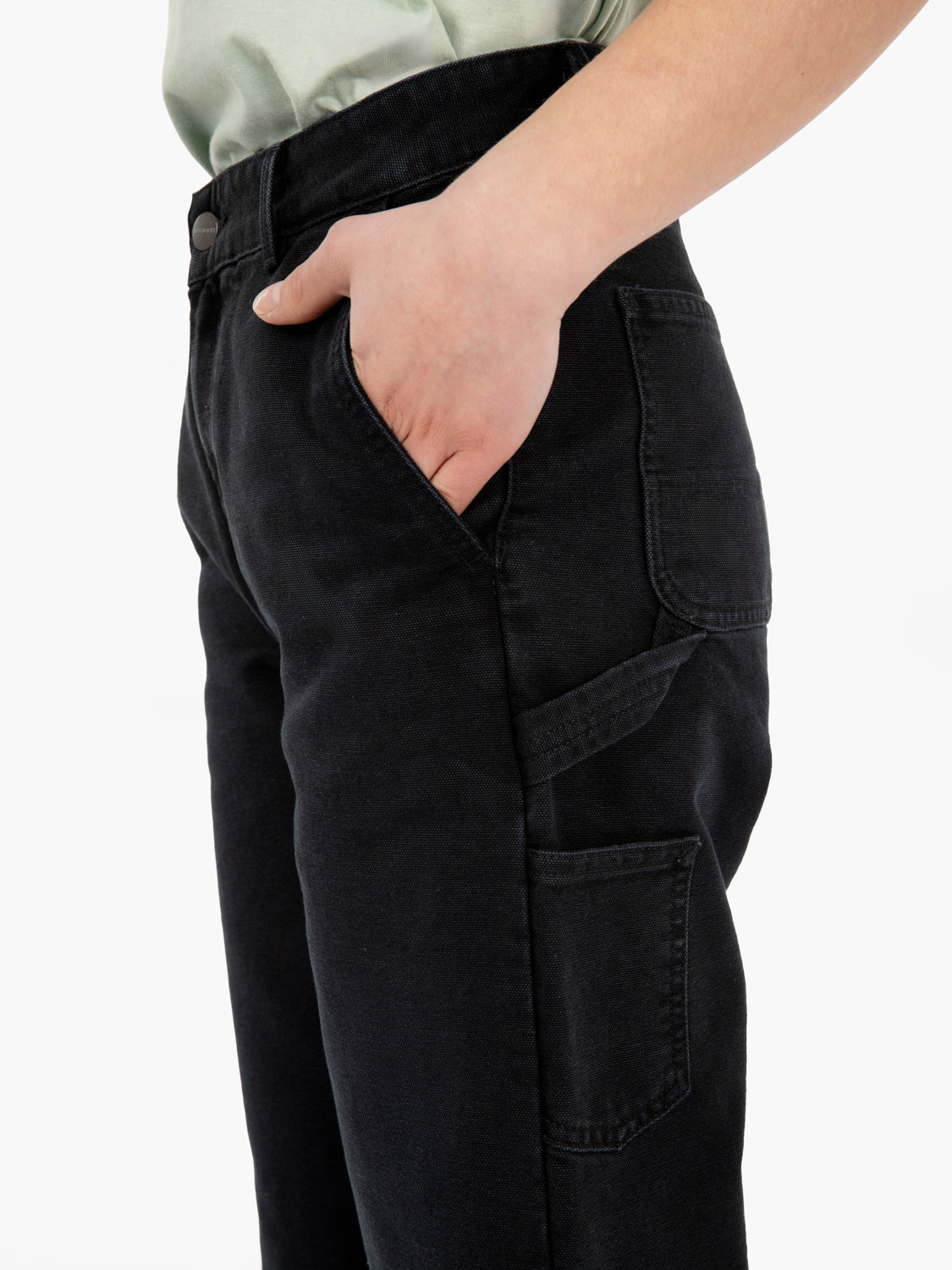 W' Pierce straight pant black