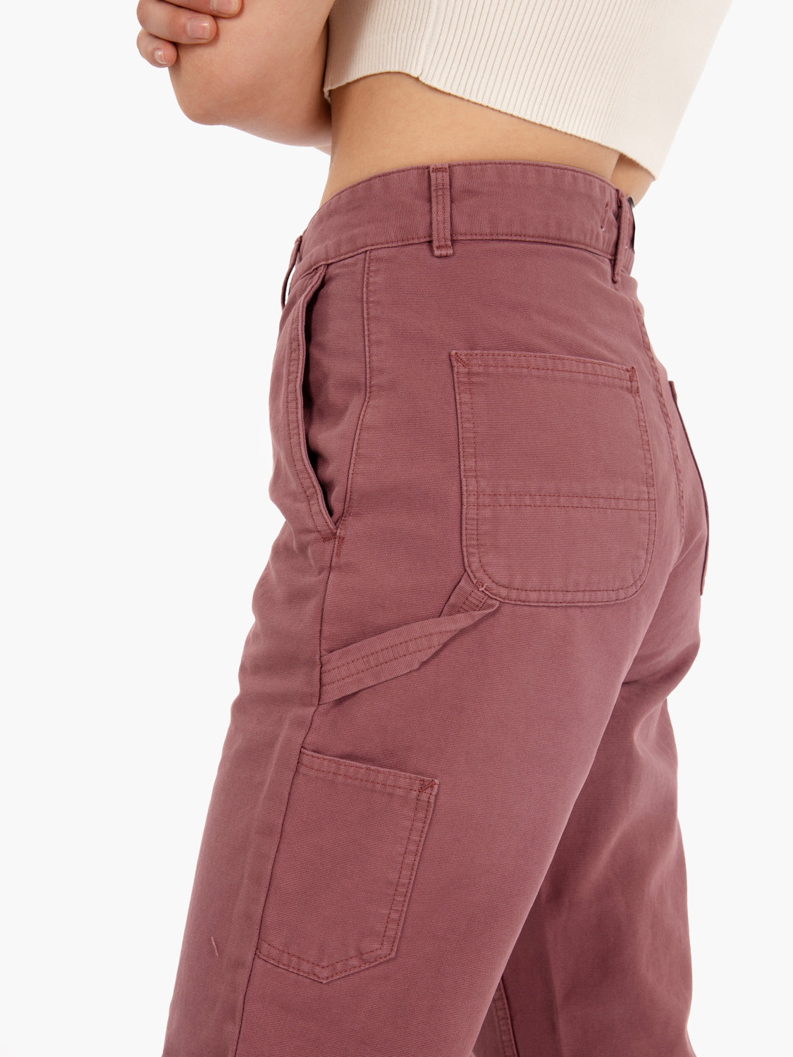 W' Pierce straight pant dusky pink