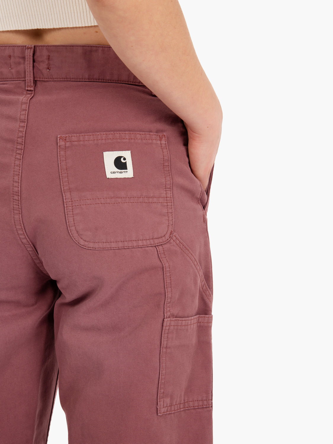 W' Pierce straight pant dusky pink