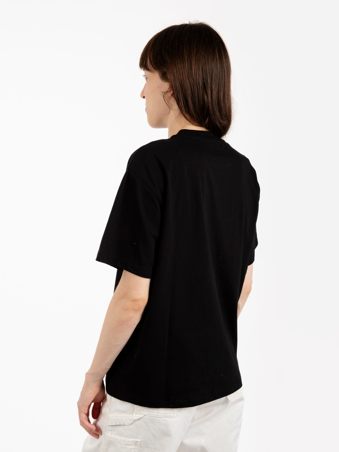 W' S/S American Script T-Shirt Black