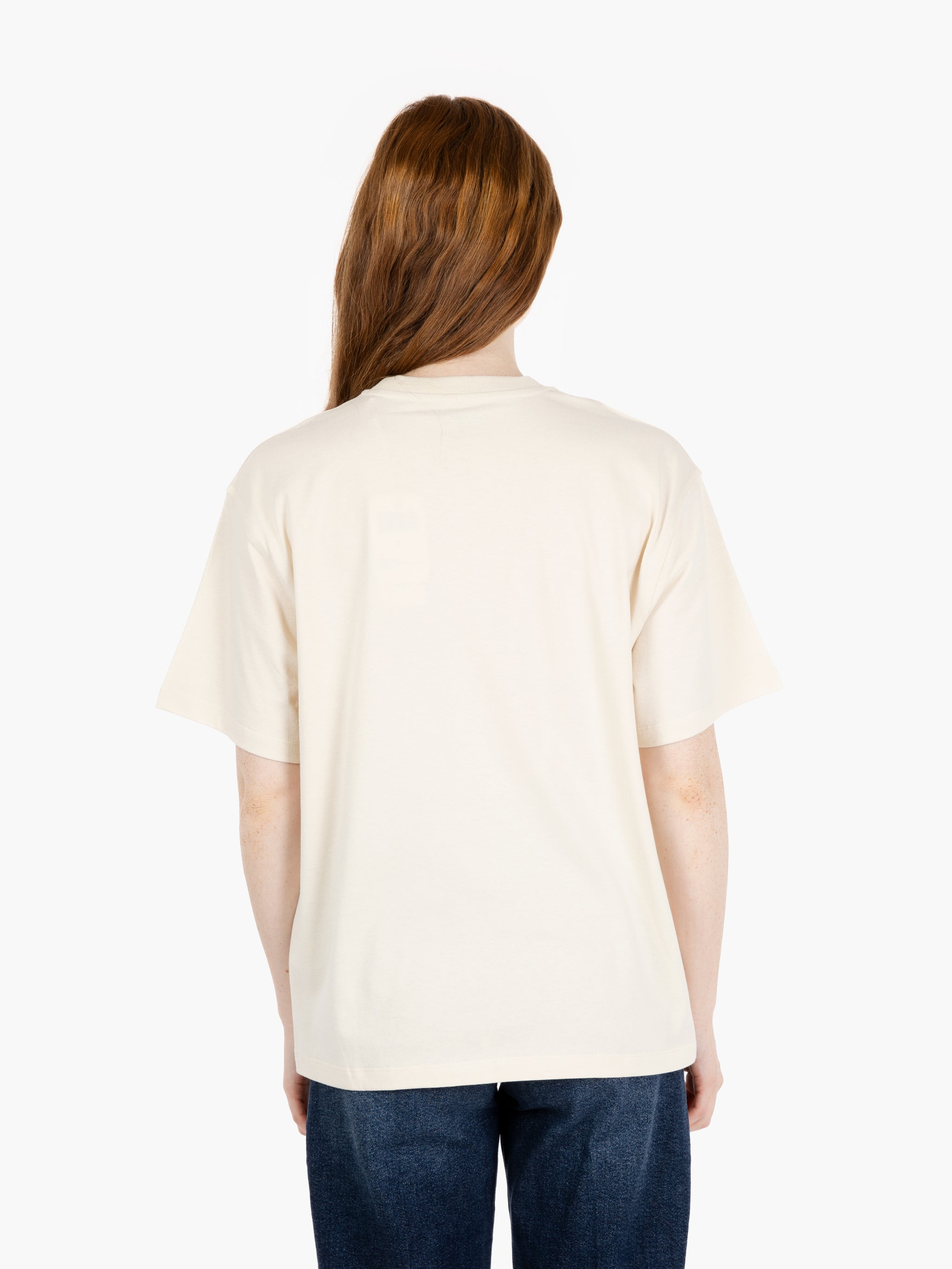 W' S/S American Script T-Shirt natural
