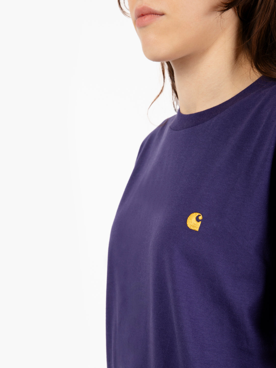 W' S/S chase t-shirt aura / gold