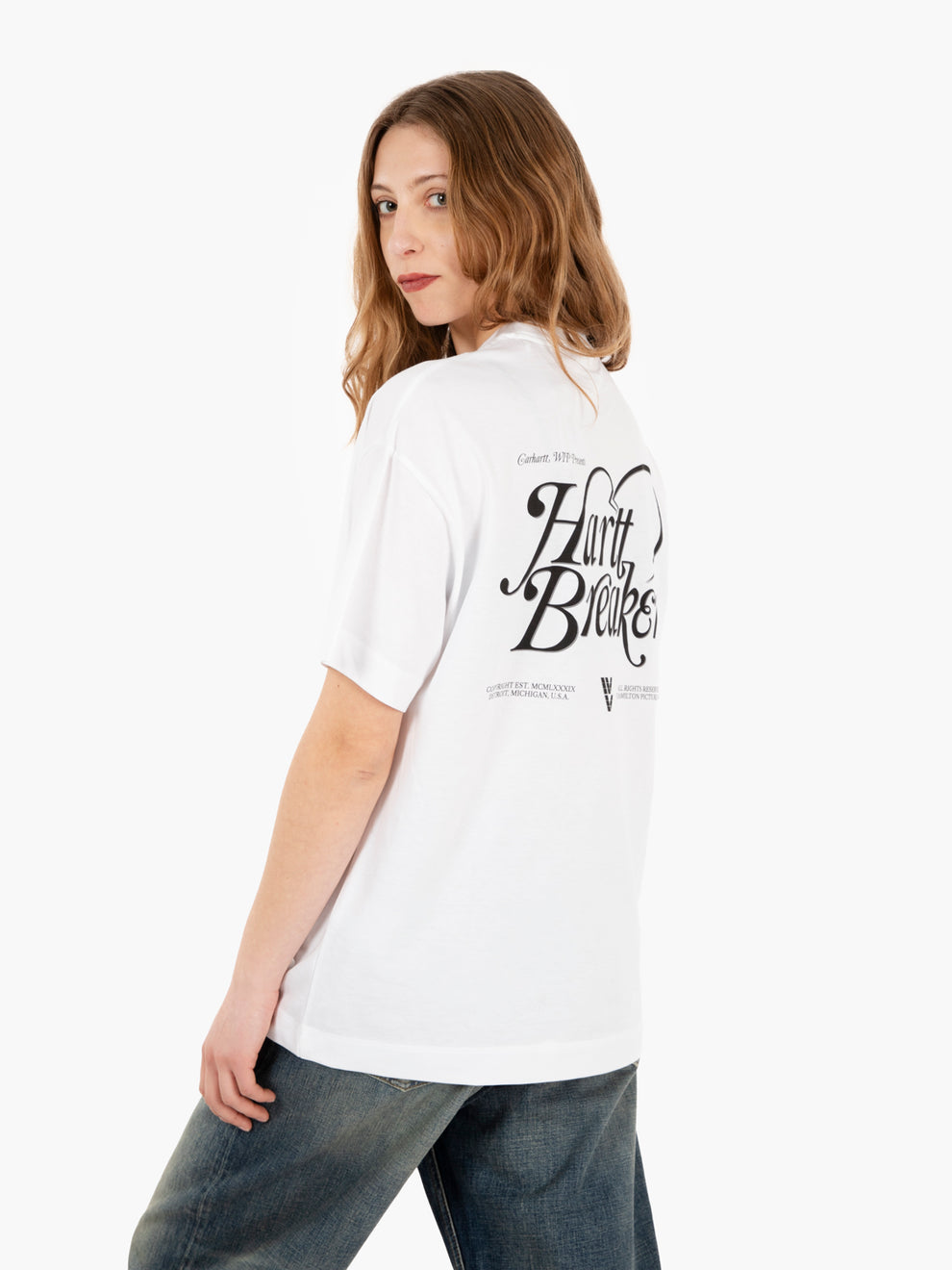 WS/S Harttbreaker white t-shirt