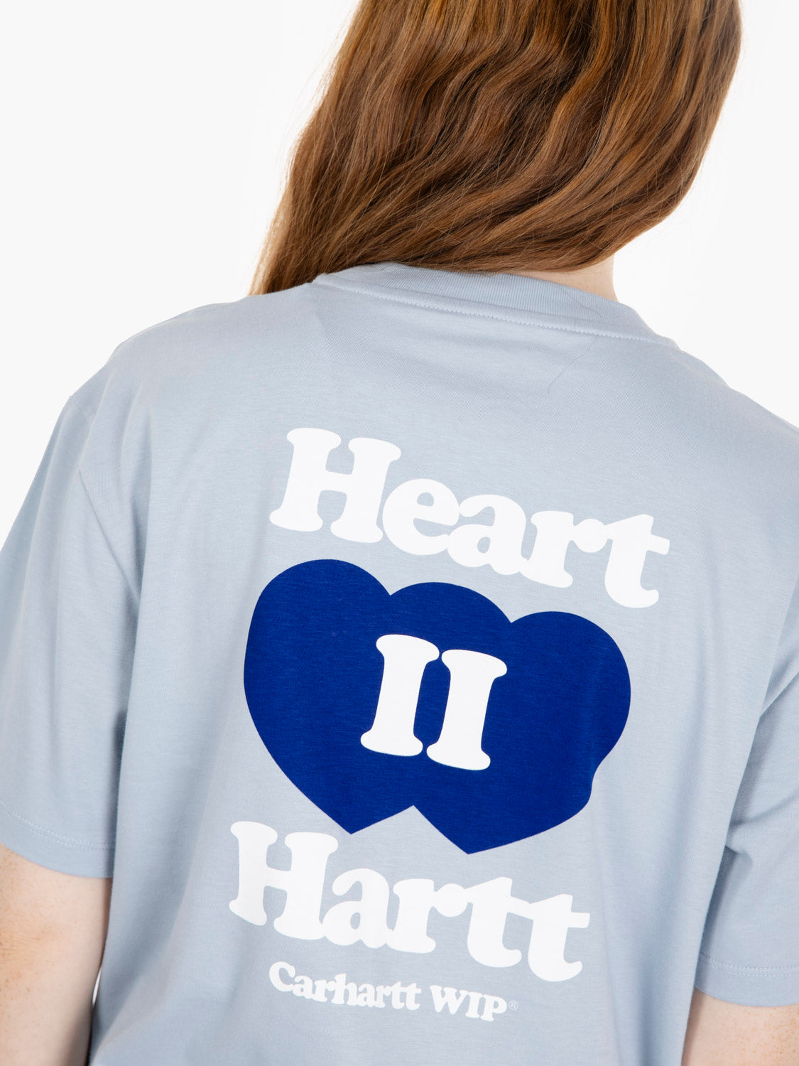 W' S/S Heart II Hartt T-shirt blue fog