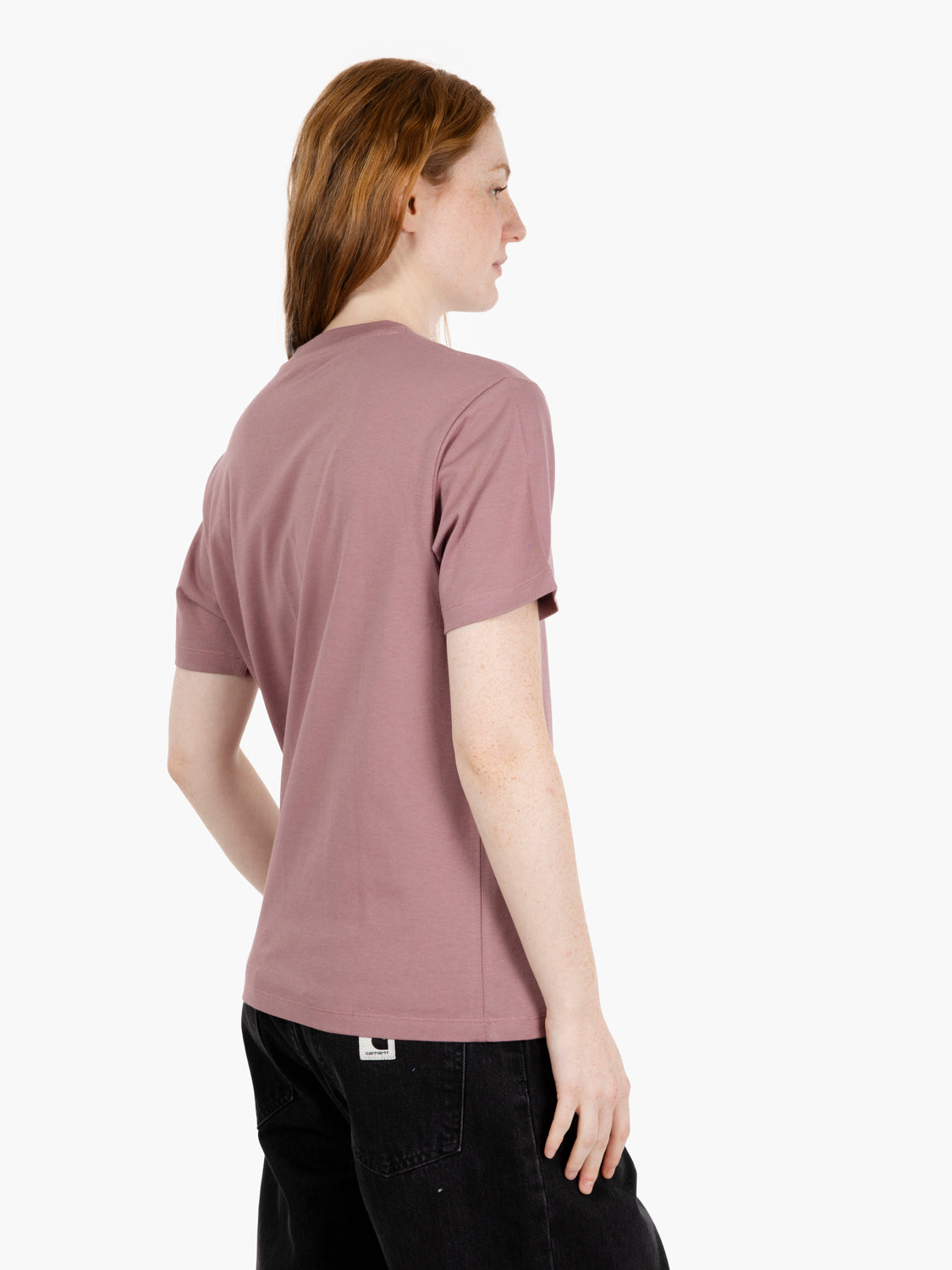 W' S/S Pocket t-shirt daphne