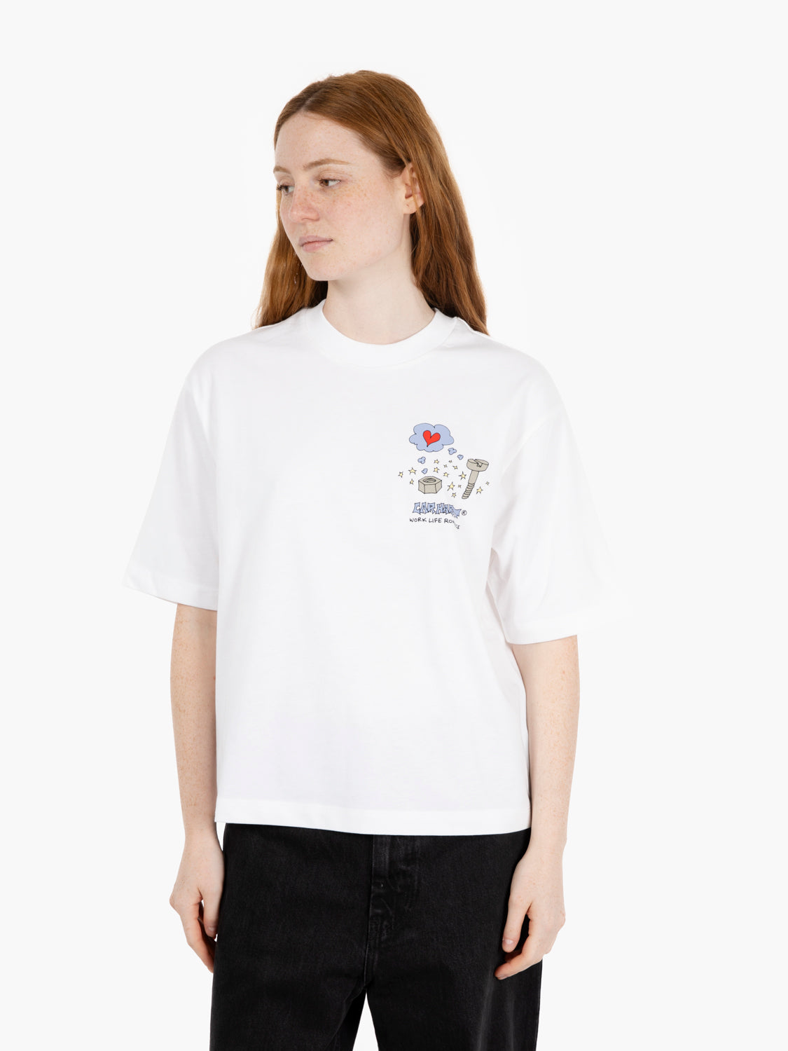 WS/SS Office Supplies White T-shirt