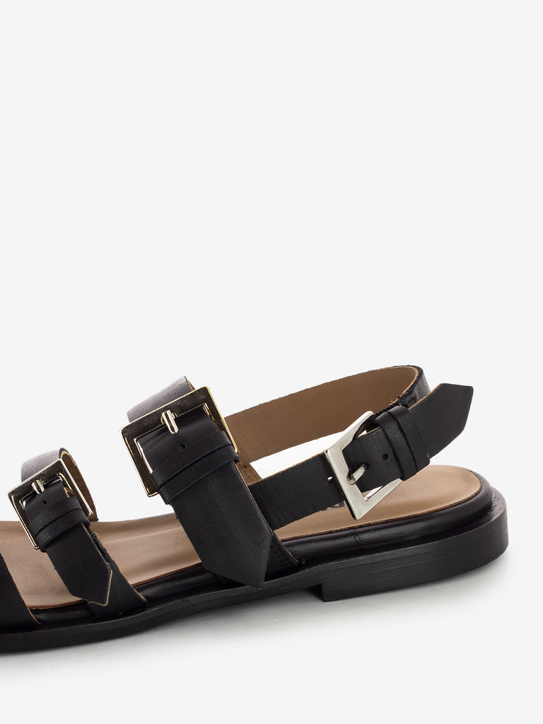 CARMENS - Sandali con fibbie nero