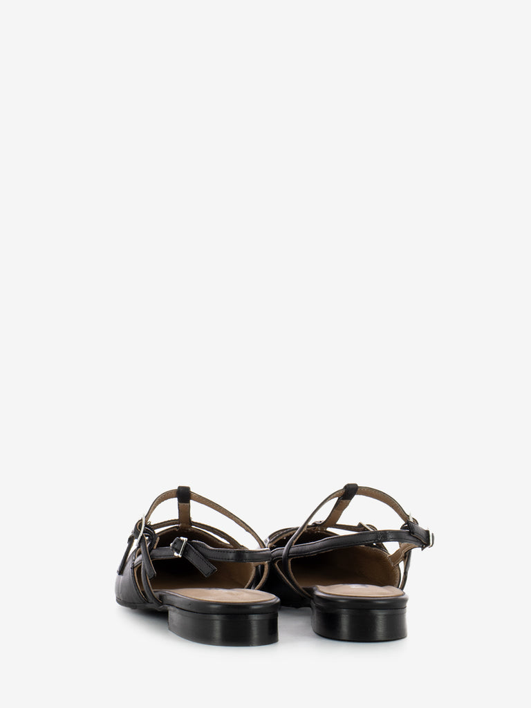 CARMENS - Slingback bassa a punta nera