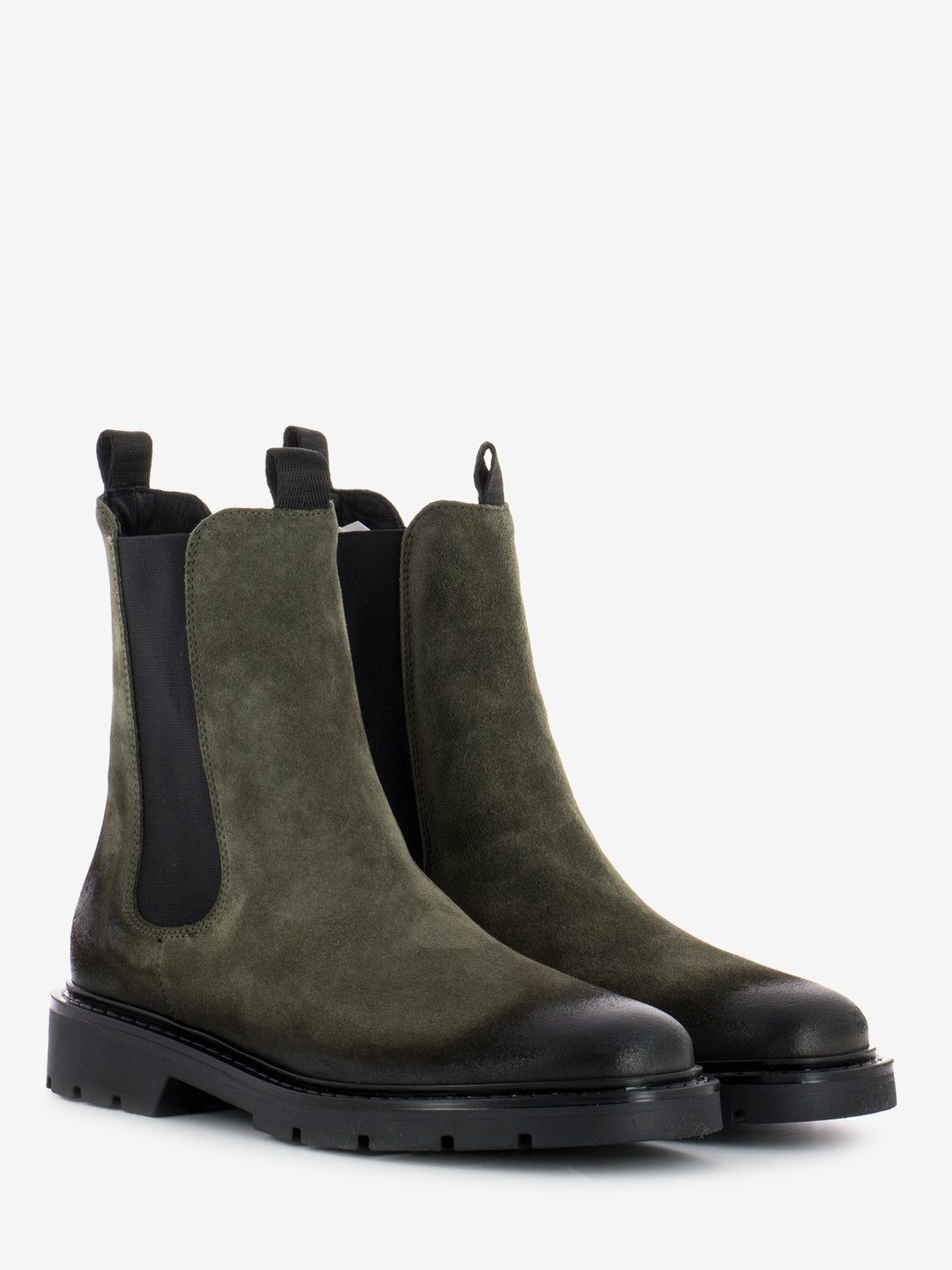 Brit Beat Old Mousse forest ankle boot