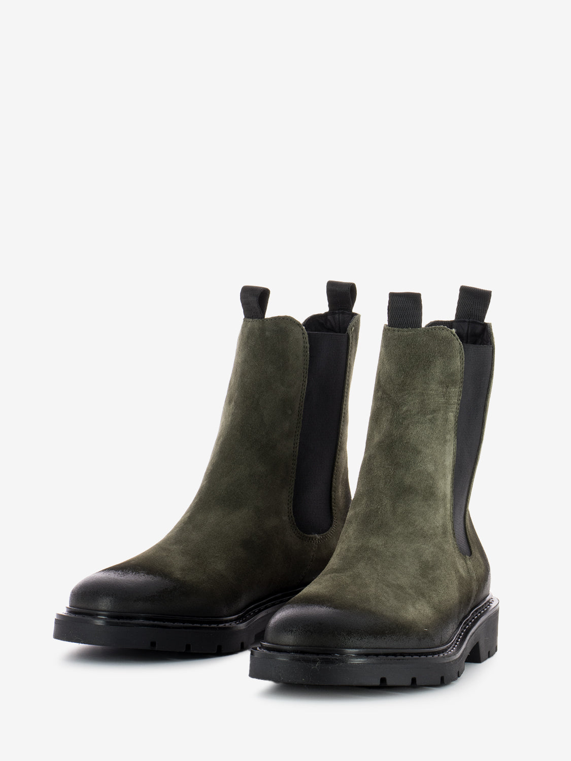 Brit Beat Old Mousse forest ankle boot