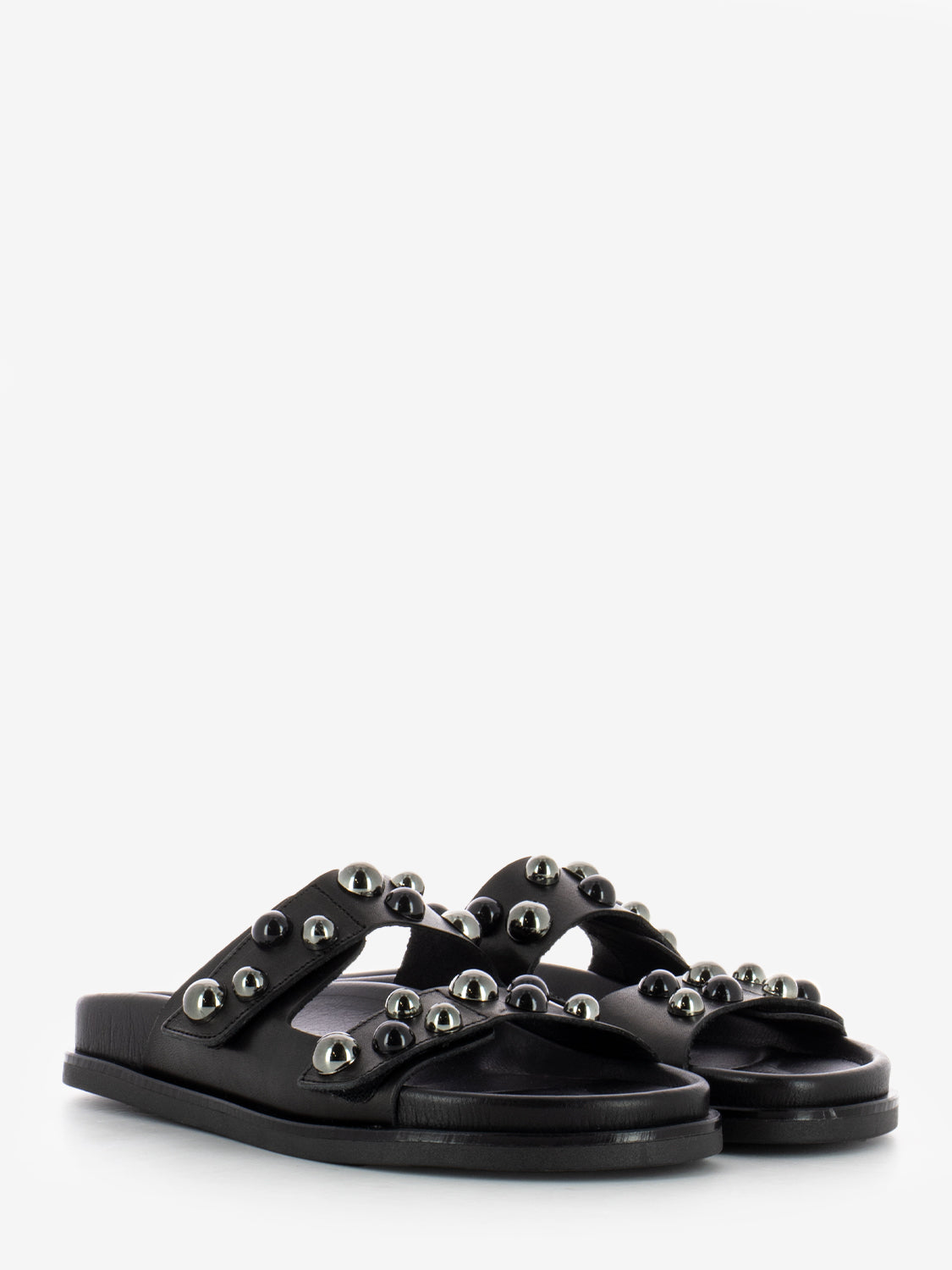 Black Sphere Sandals