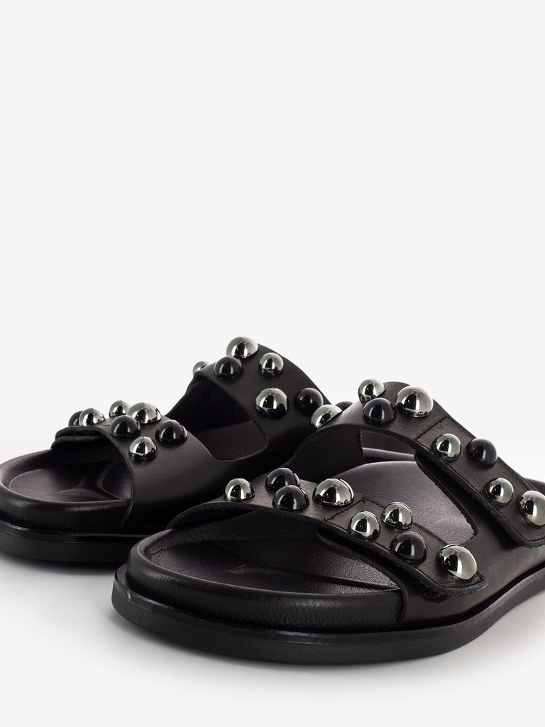 CARYATIS - Sandali con sfere neri