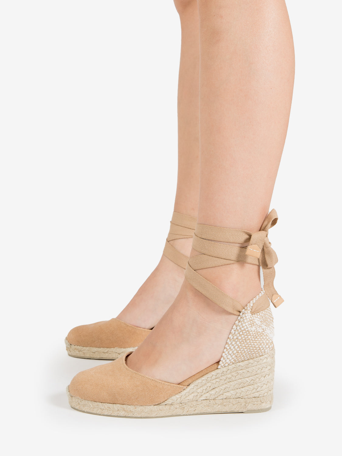 Carina toasted canvas espadrilles 70mm
