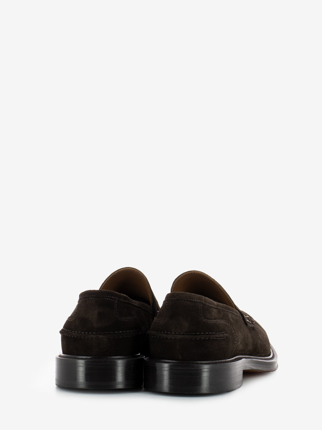 Mocassino in suede testa di moro
