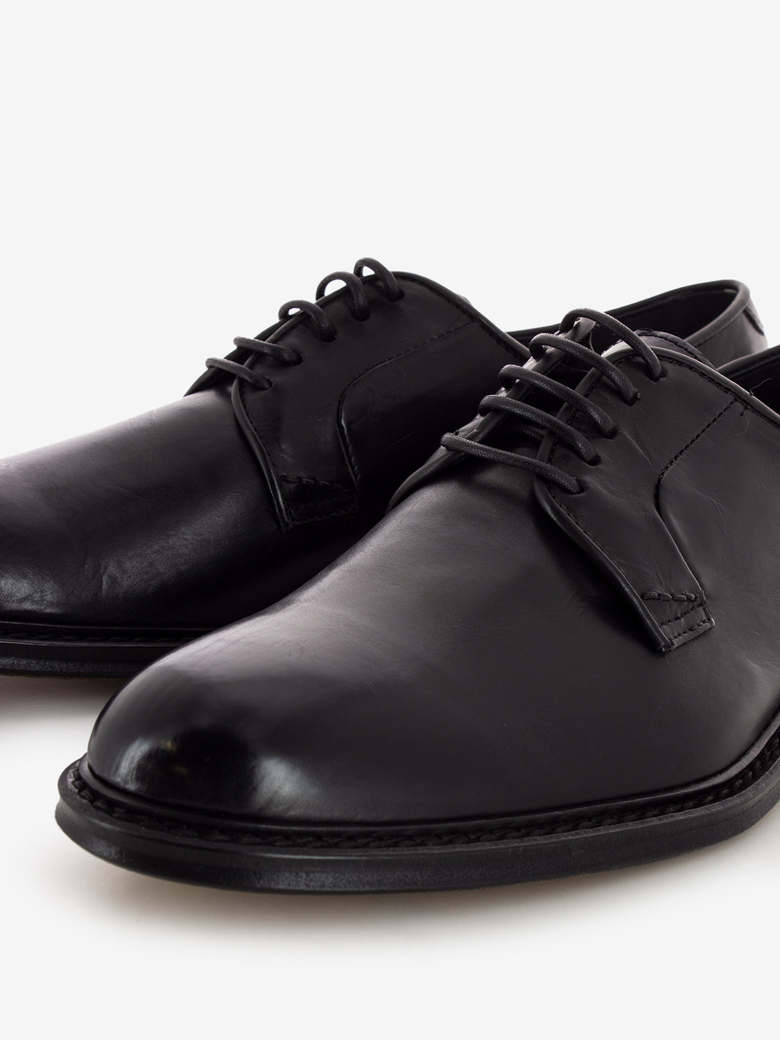 Scarpa derby elegante in pelle nero