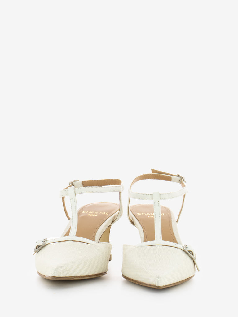 CHANTAL - Sandali avorio off white