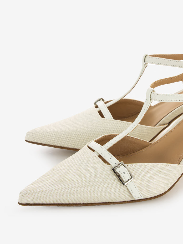 CHANTAL - Sandali avorio off white