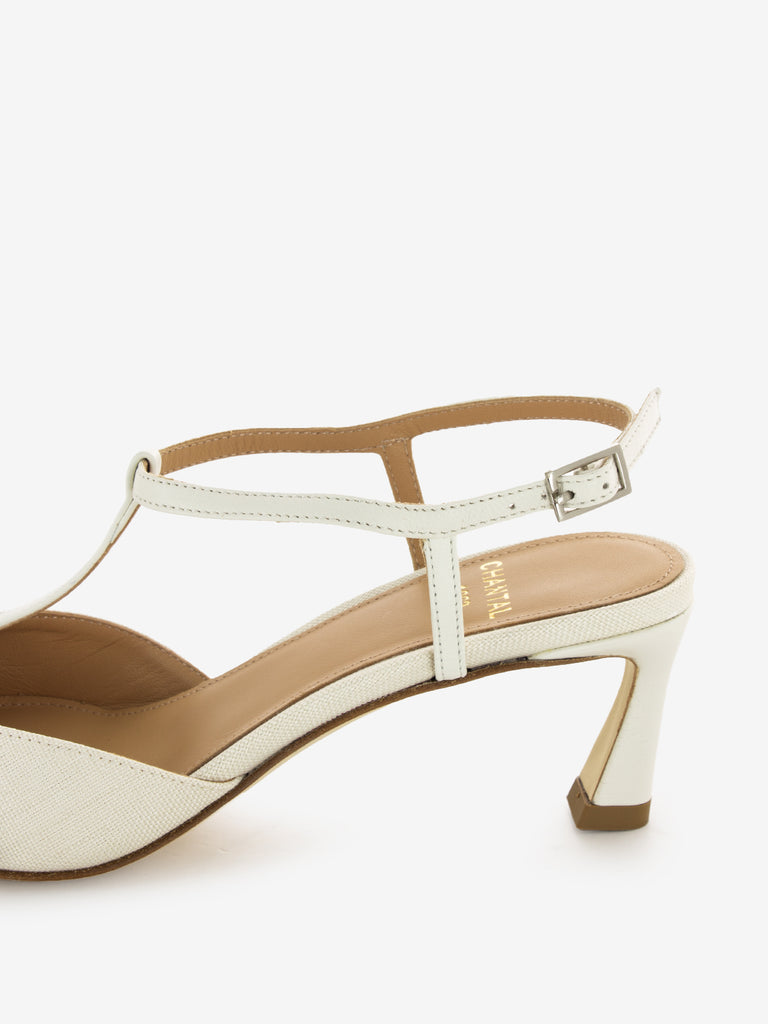 CHANTAL - Sandali avorio off white