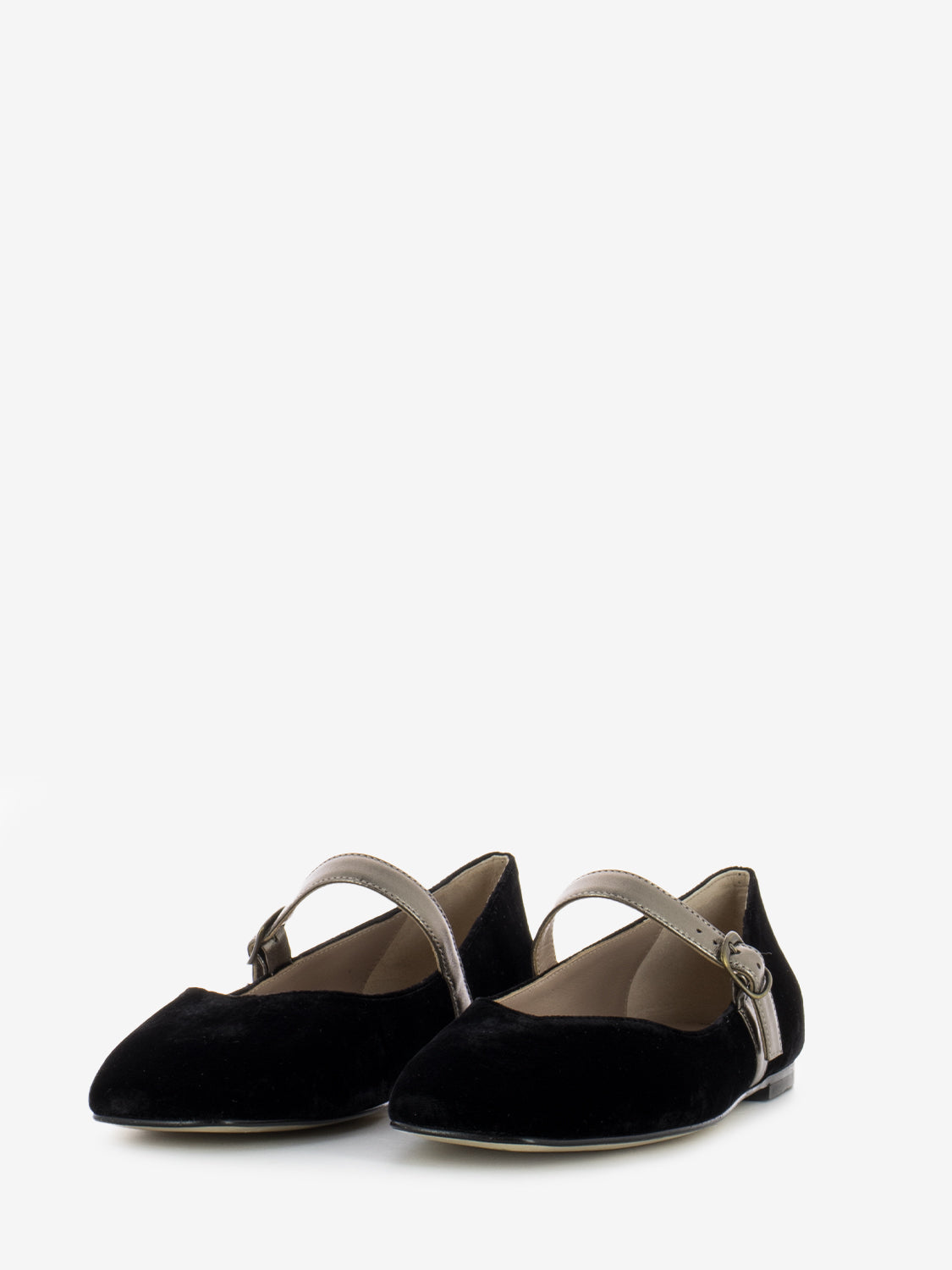 Ballerina Nelda in velluto nero