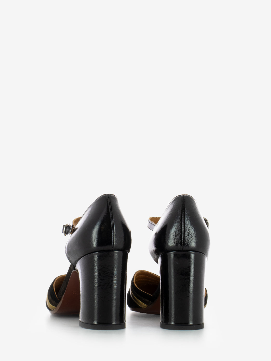 Decollete tango Merman nero / oro